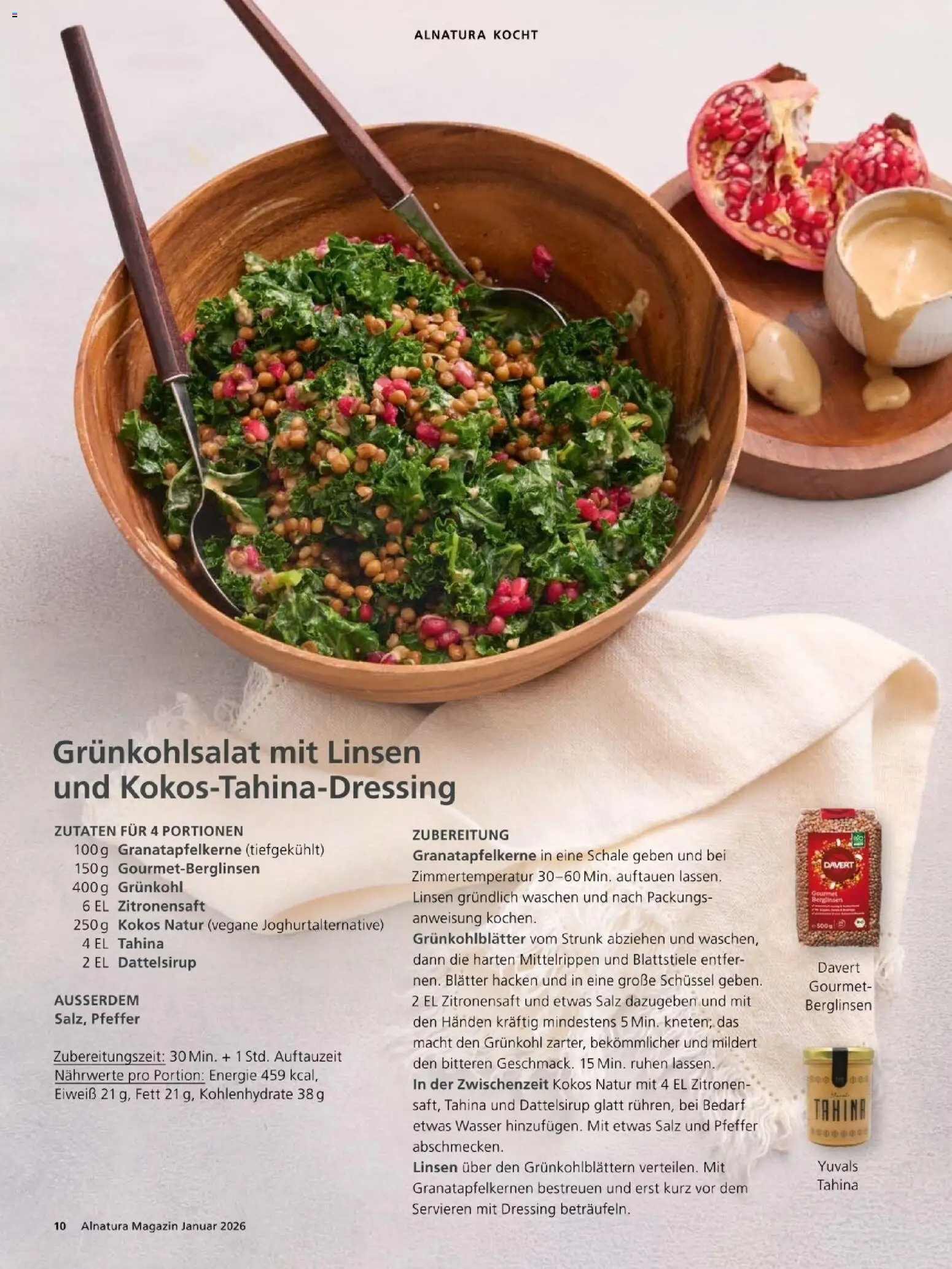 Alnatura Prospekt – gültig ab 01.01.2026 | Seite: 10 | Produkte: Dressing, Wasser, Salz, Zitronen