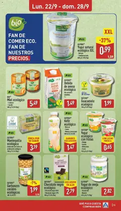 GUTBIO® Bebida de avena ecológica, Sin azúcares añadidos, 1 l │ válido desde el 22.09.2025 | Página: 15