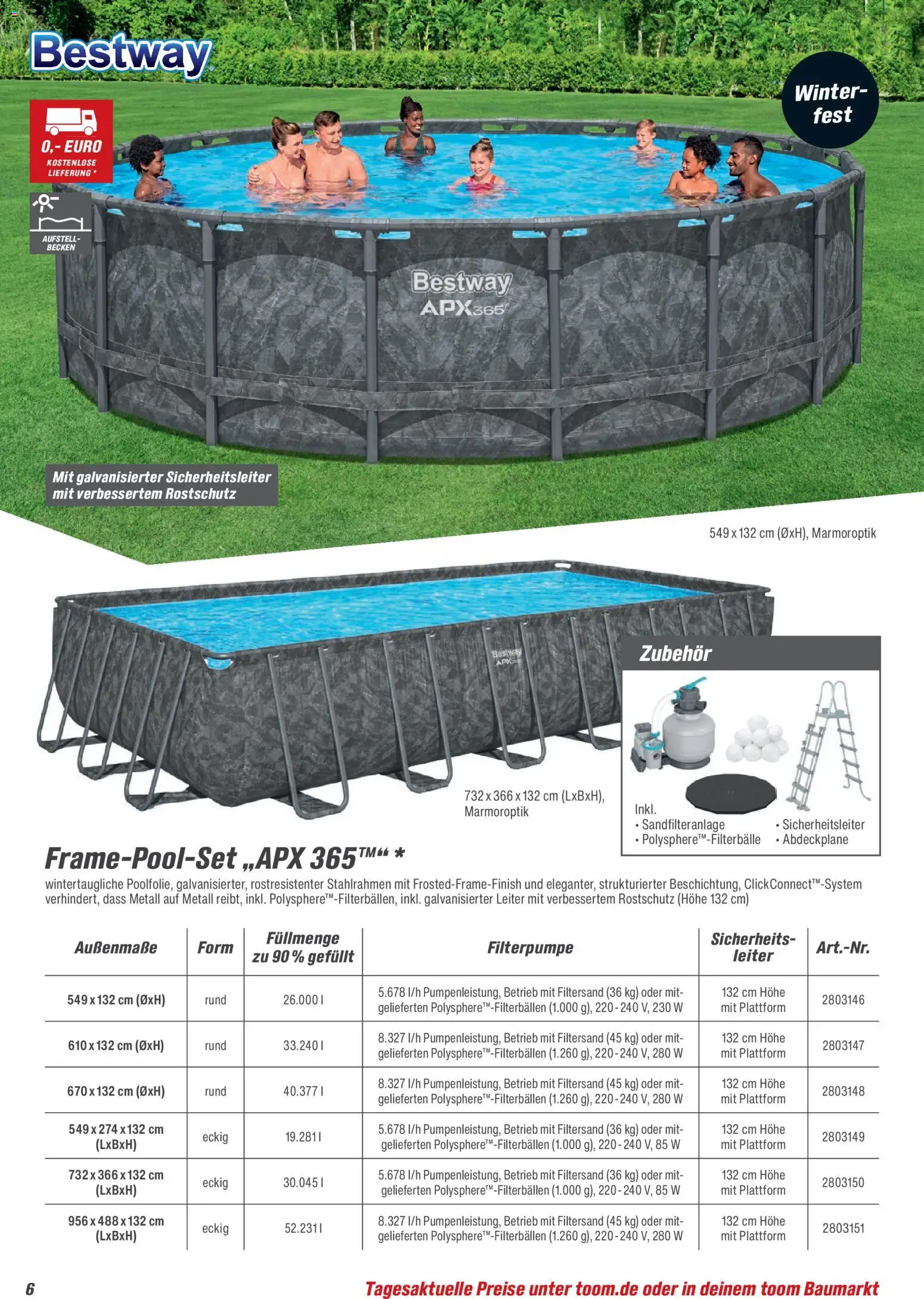 Toom Baumarkt - Pool, Sauna & Klima 2026 – gültig ab 14.03.2026 | Seite: 6
