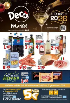 Anteprima del volantino Decò Market - Roma catalogo valido a partire dal 29.12.2025