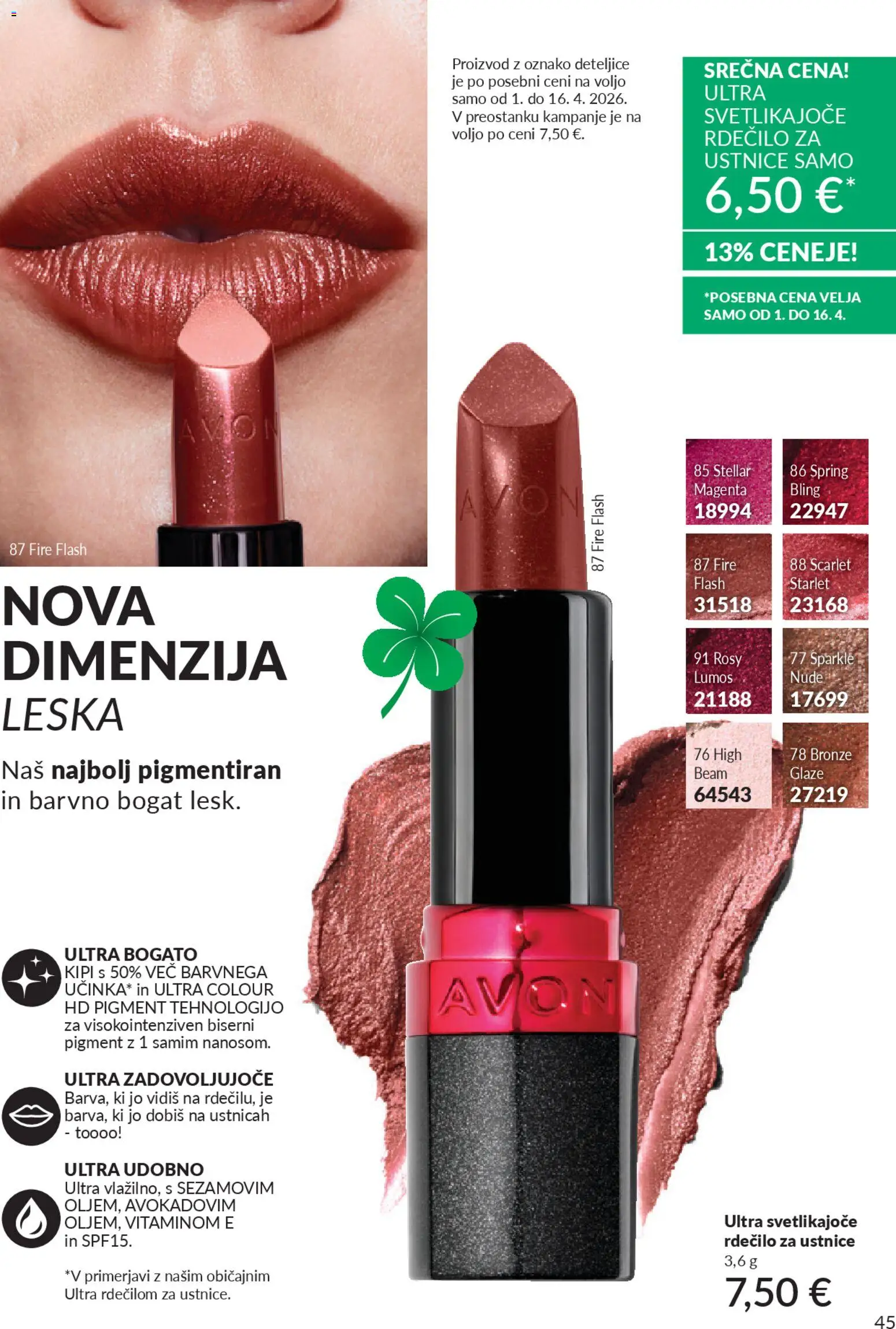 Novi Avon katalog ponudbe – veljaven od 31.03.2026 | Stran: 45