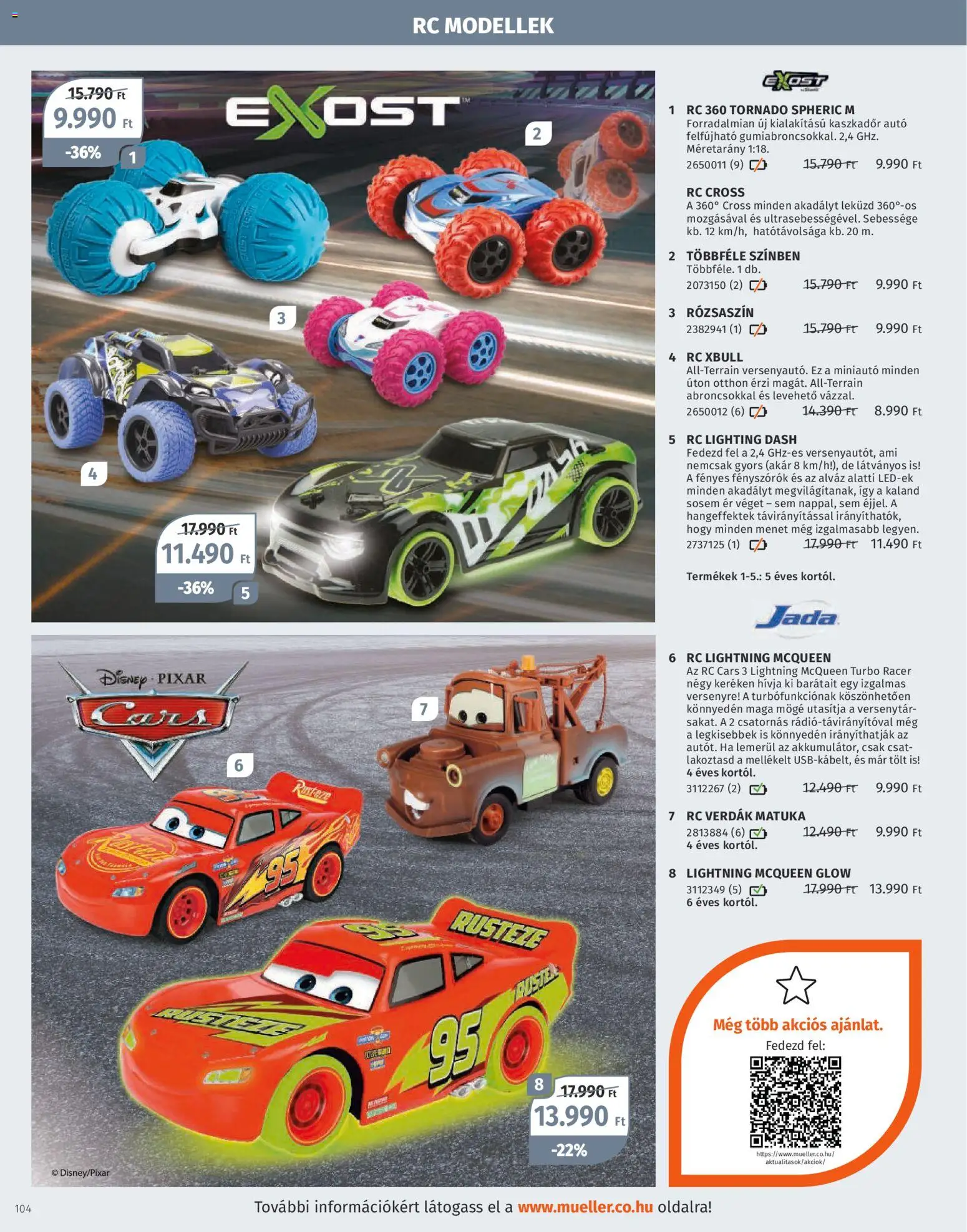Müller akciós ujság - amely érvényes a következő dátumtól: 27.10.2025 | Oldal: 104 | Termékek: Cola