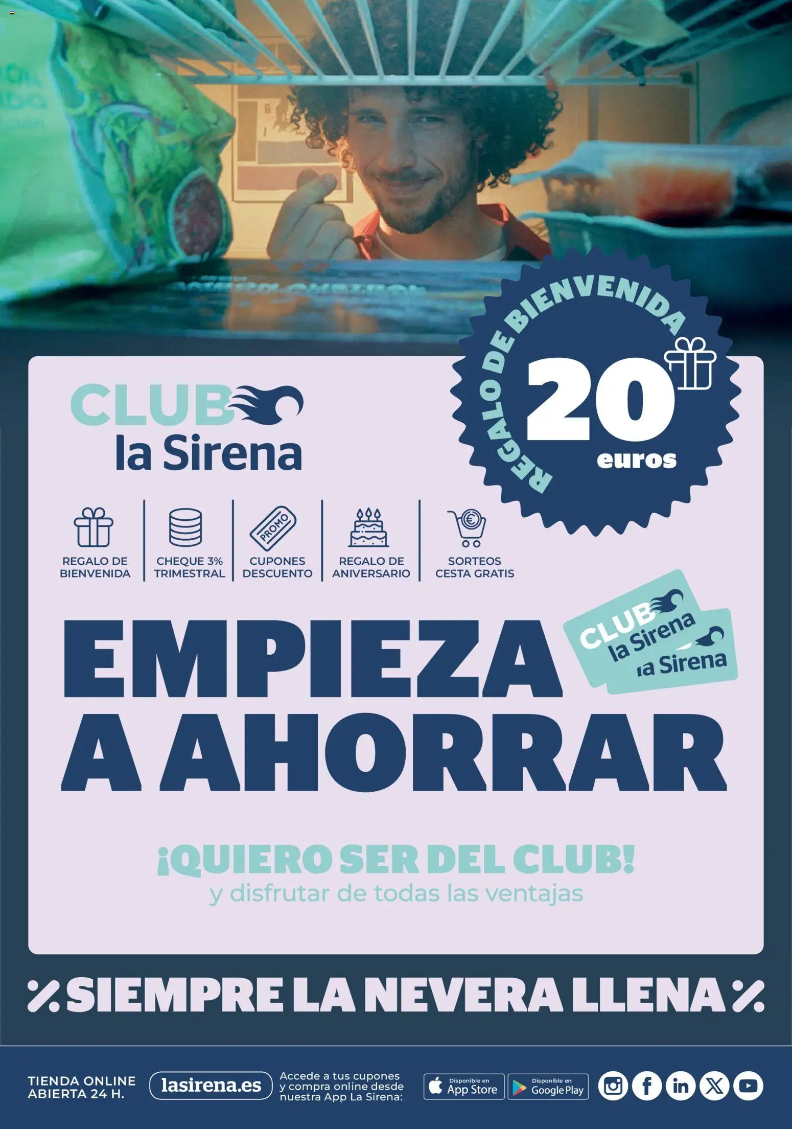 La Sirena folleto │ válido desde el 09.04.2026 | Página: 10 | Productos: Nevera, Cesta