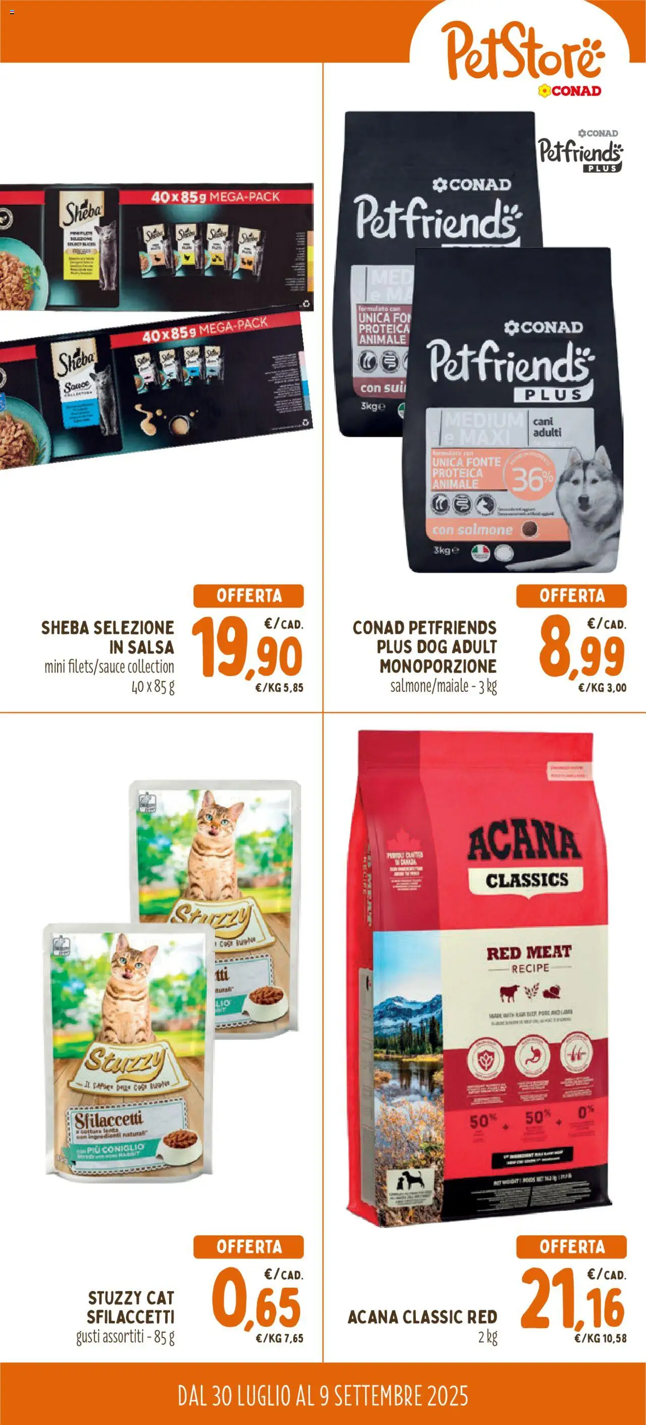 Volantino Conad del 30.07.2025 | Pagina: 2 | Prodotti: Salmone, Salsa