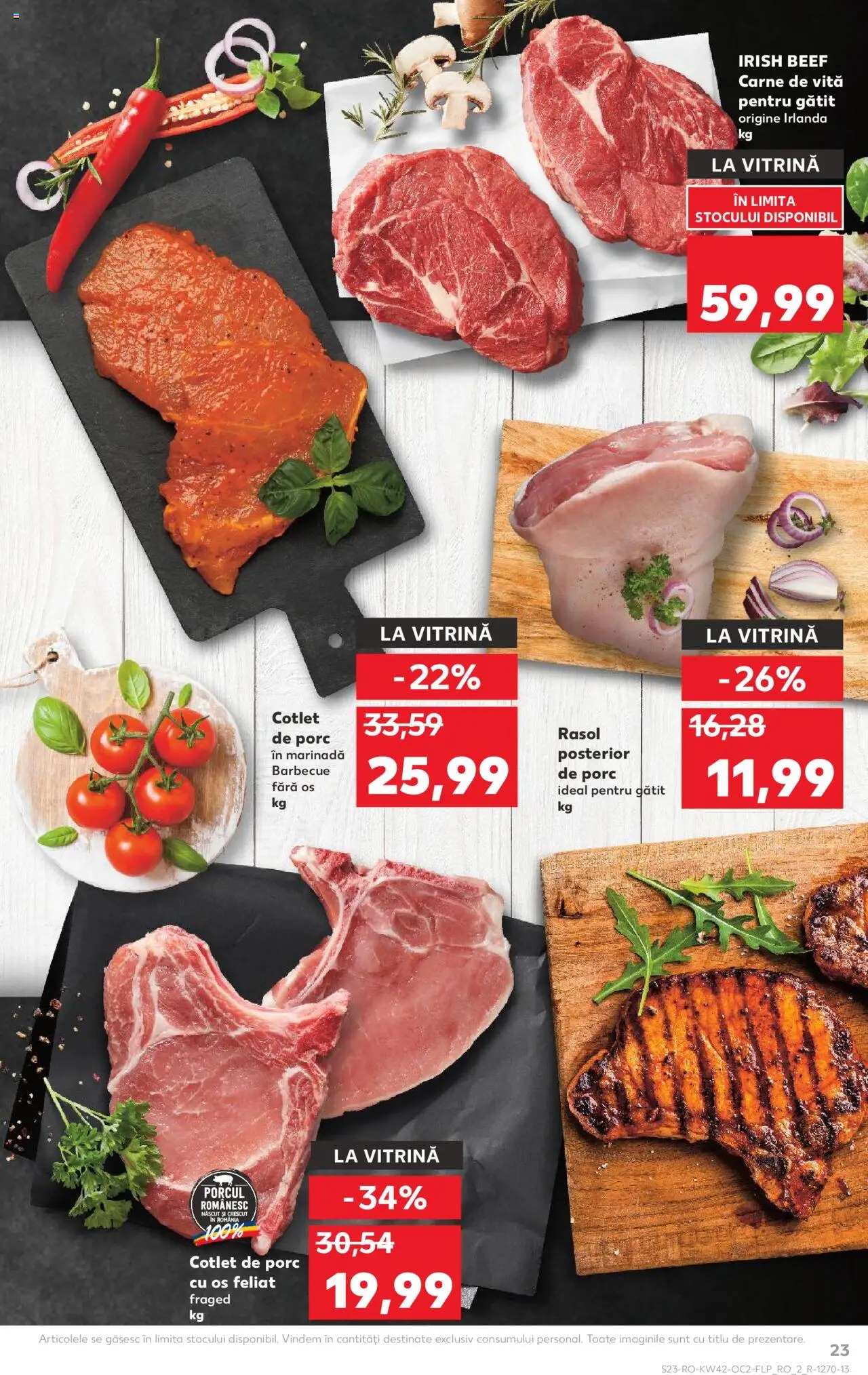 Kaufland RO akciós ujság - amely érvényes a következő dátumtól: 15.10.2025 | Oldal: 23