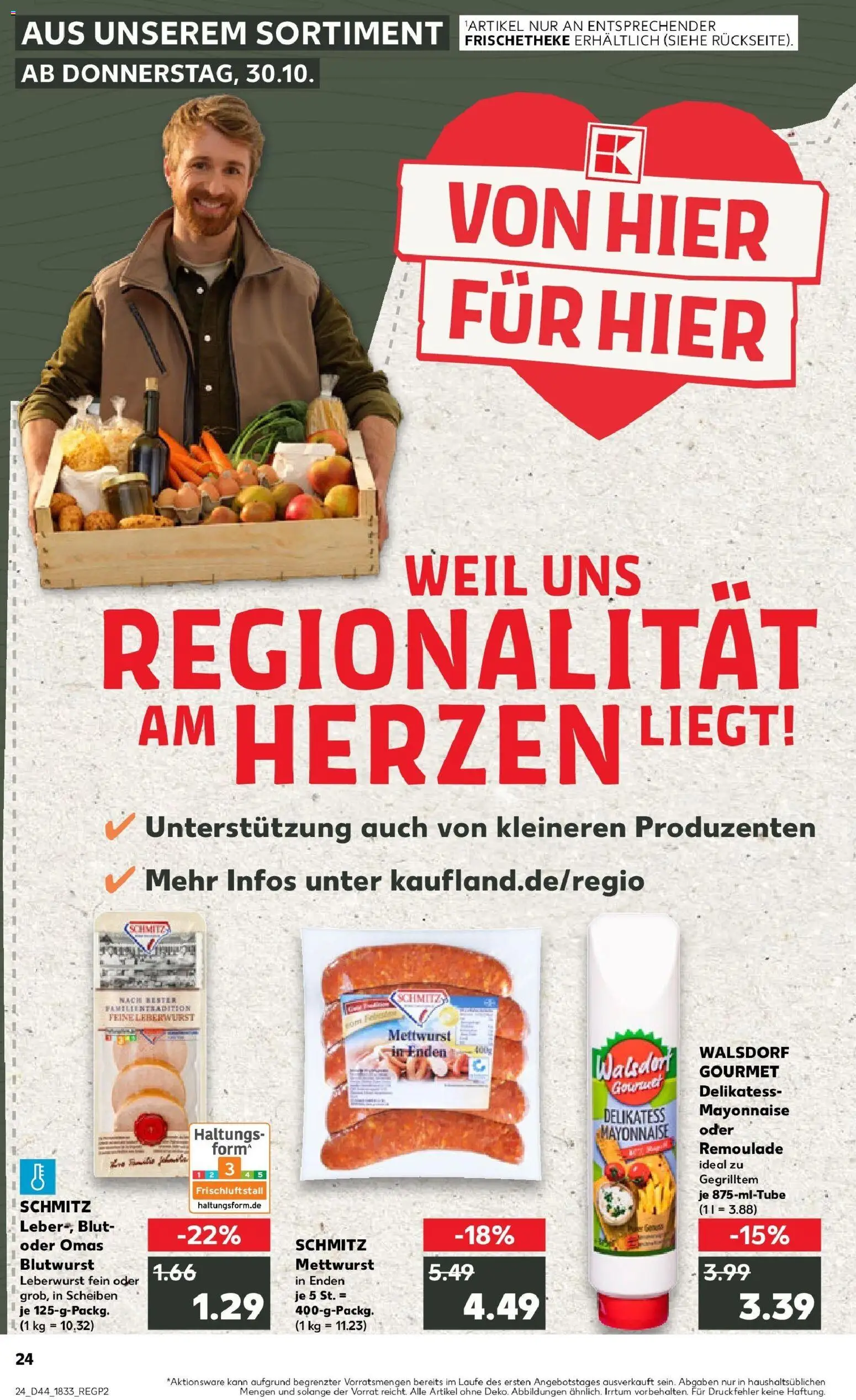 Kaufland prospekt Bergheim	 – gültig ab 30.10.2025 | Seite: 24 | Produkte: Mayonnaise