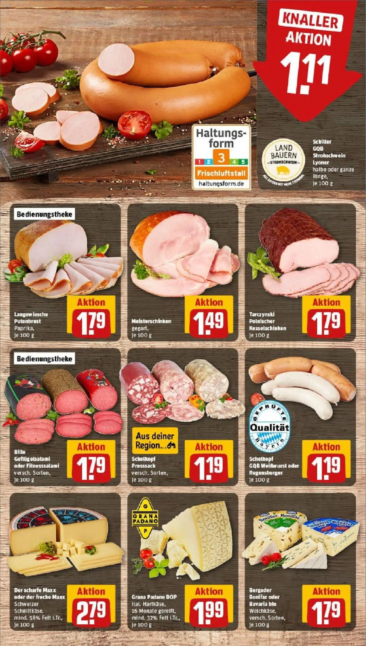 Rewe prospekt Unterföhring	 - gültig ab dem 24.08.2025 | Seite: 9 | Produkte: Weißwurst, Paprika, Salami