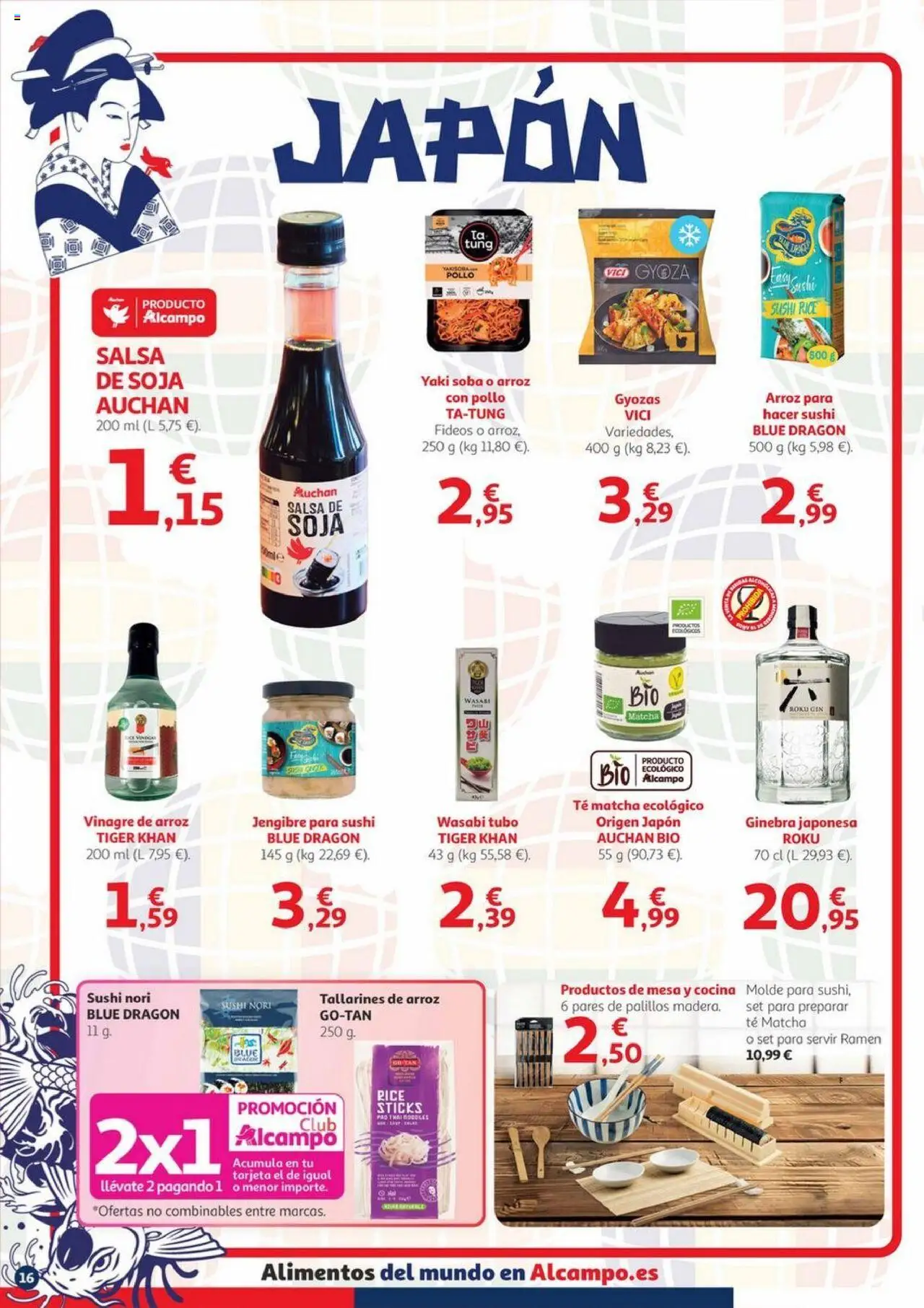 Alcampo - Canarias │ válido desde el 09.10.2025 | Página: 16 | Productos: Fideos, Ginebra, Σιδερώστρα, Δεξαμενή