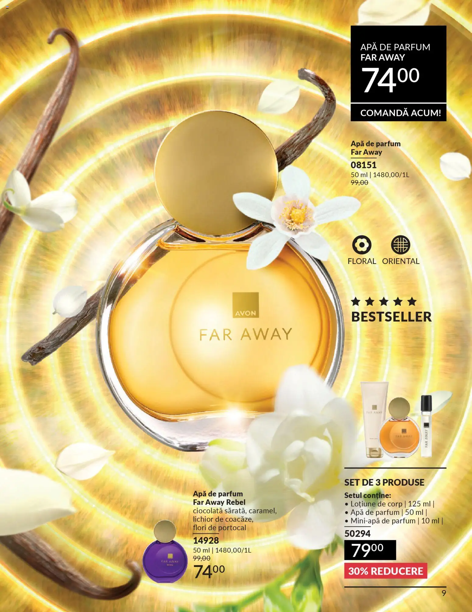Noul catalog Avon – valabil de la 01.03.2026 | Pagină: 11 | Produse: Apă de parfum, Parfum, Ciocolată, Apă