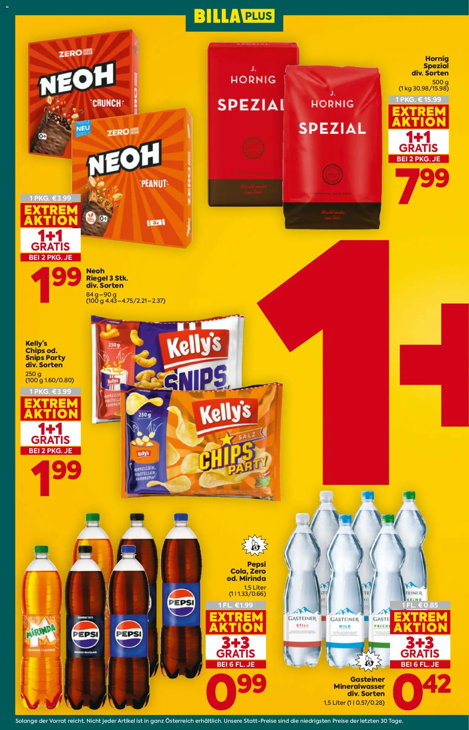 Billa Plus Flugblatt gültig ab 08.01.2026 | Seite: 6 | Produkte: Chips, Salz