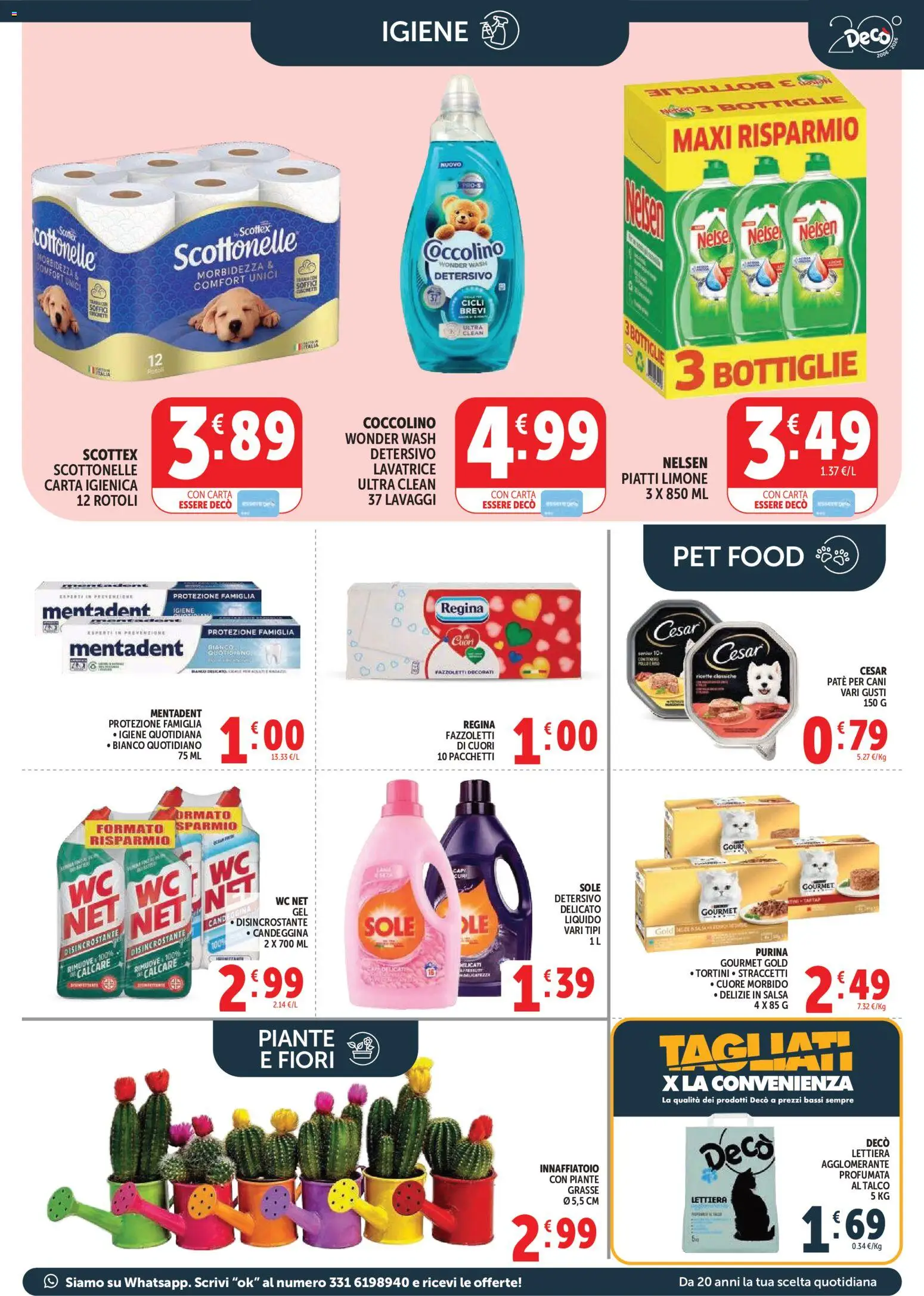 Volantino Decò del 27.03.2026 | Pagina: 19 | Prodotti: Paté, Talco, Salsa, Lavatrice