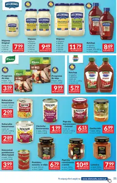 Pogląd oferty "Makro Gazetka - Dystrybucja do sklepów" - ważna od 20.01.2026 | Strona: 21 | Produkty: Ketchup, Cieciorka, Papryka, Majonez