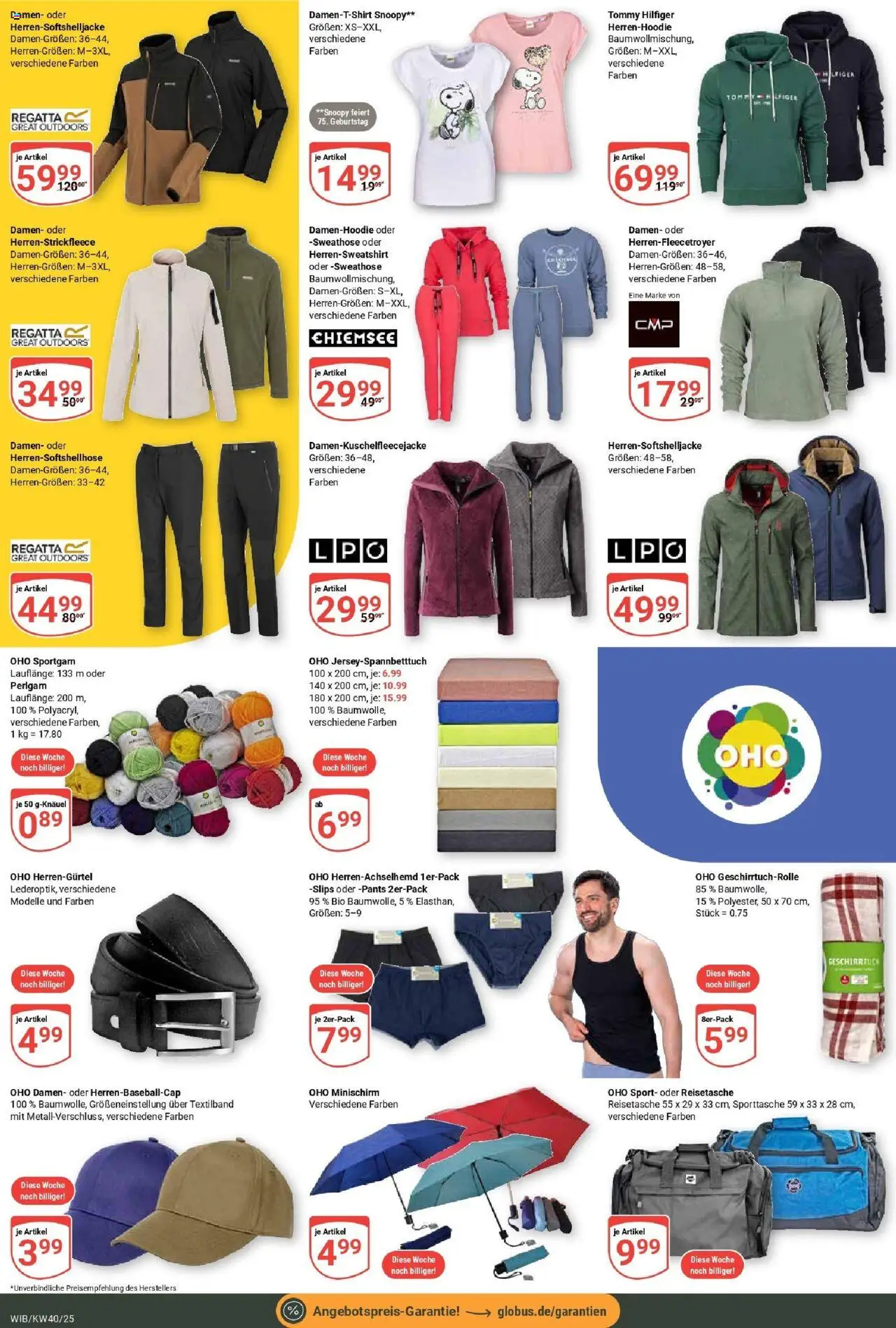 Globus prospekt Wiesbaden-Nordenstadt	 – gültig ab 28.09.2025 | Seite: 27 | Produkte: Sweathose, Reisetasche