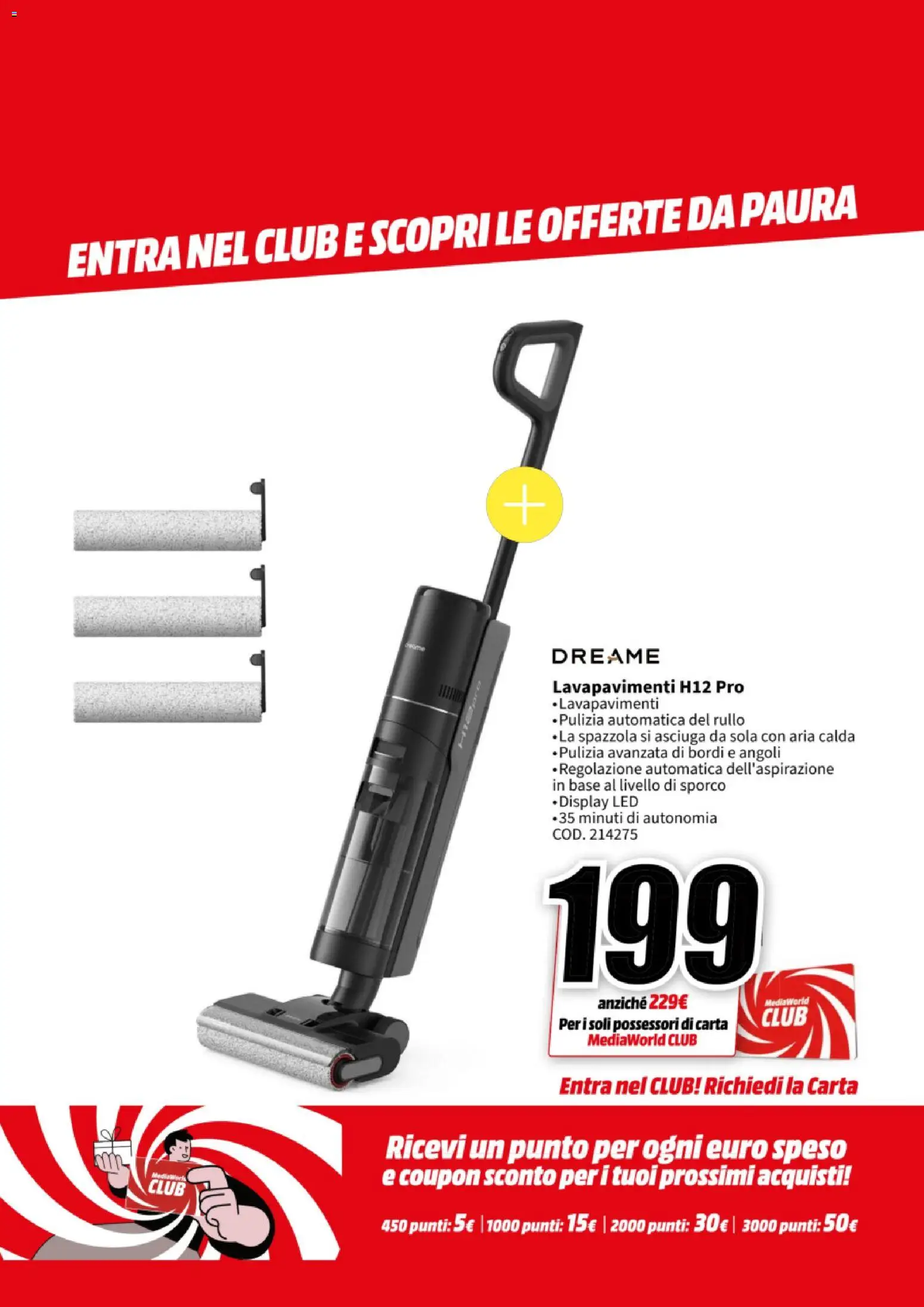 Volantino Media World del 27.10.2025 | Pagina: 61 | Prodotti: Spazzola, Rullo
