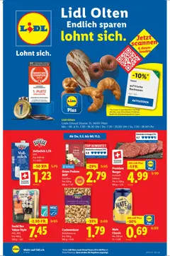 Lidl Aktionen Neueröffnung Olten ab 05.02.2026 gültig