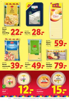 Lidl Tilbudsavis gyldig fra 10.08.2025 | Side: 12 | Produkter: Cheddar, Pizza, Cebola, Søm