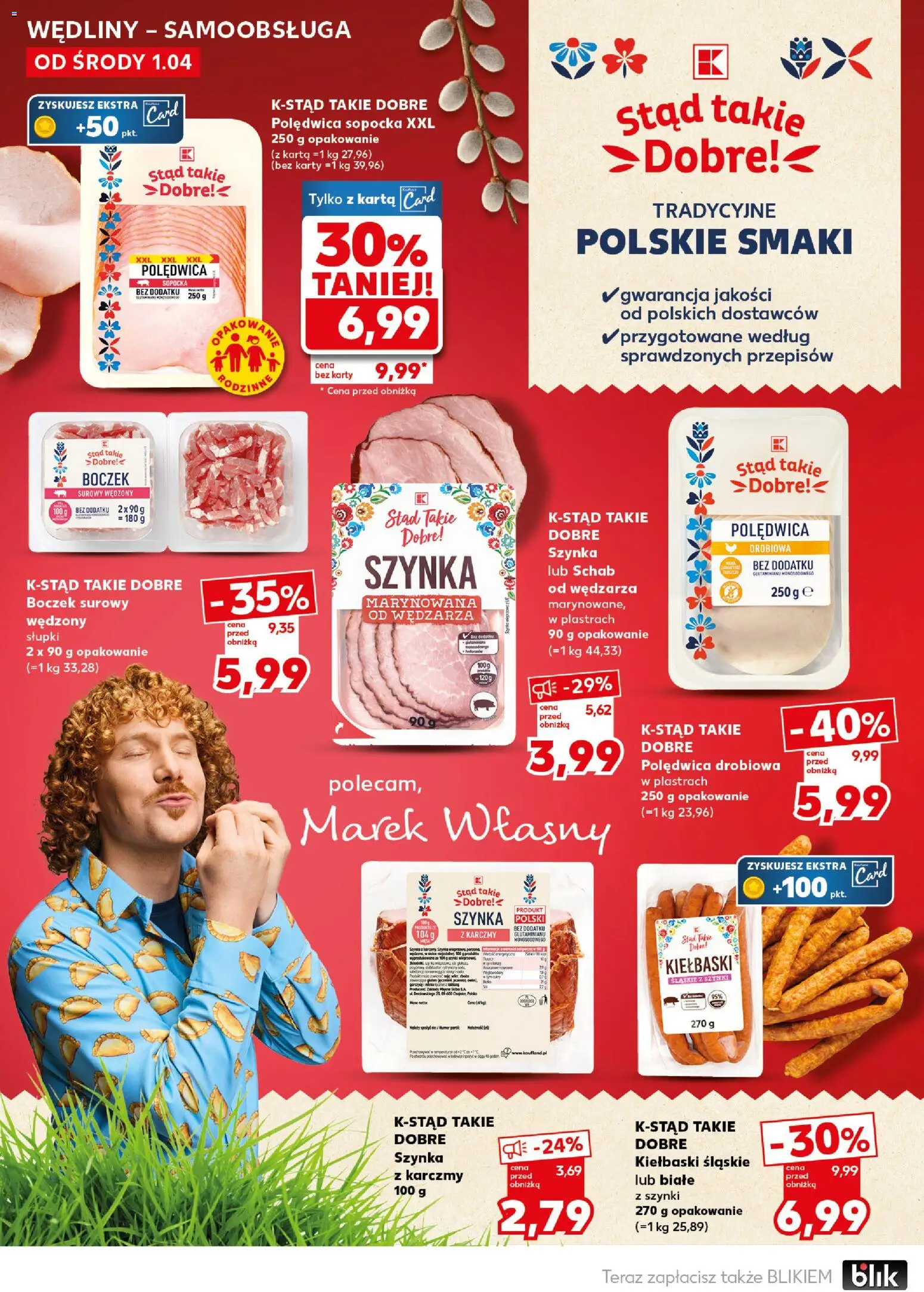 Kaufland Polsko leták - Mocny start od 07.04.2026 | Strana: 24 | Produkty: Karty