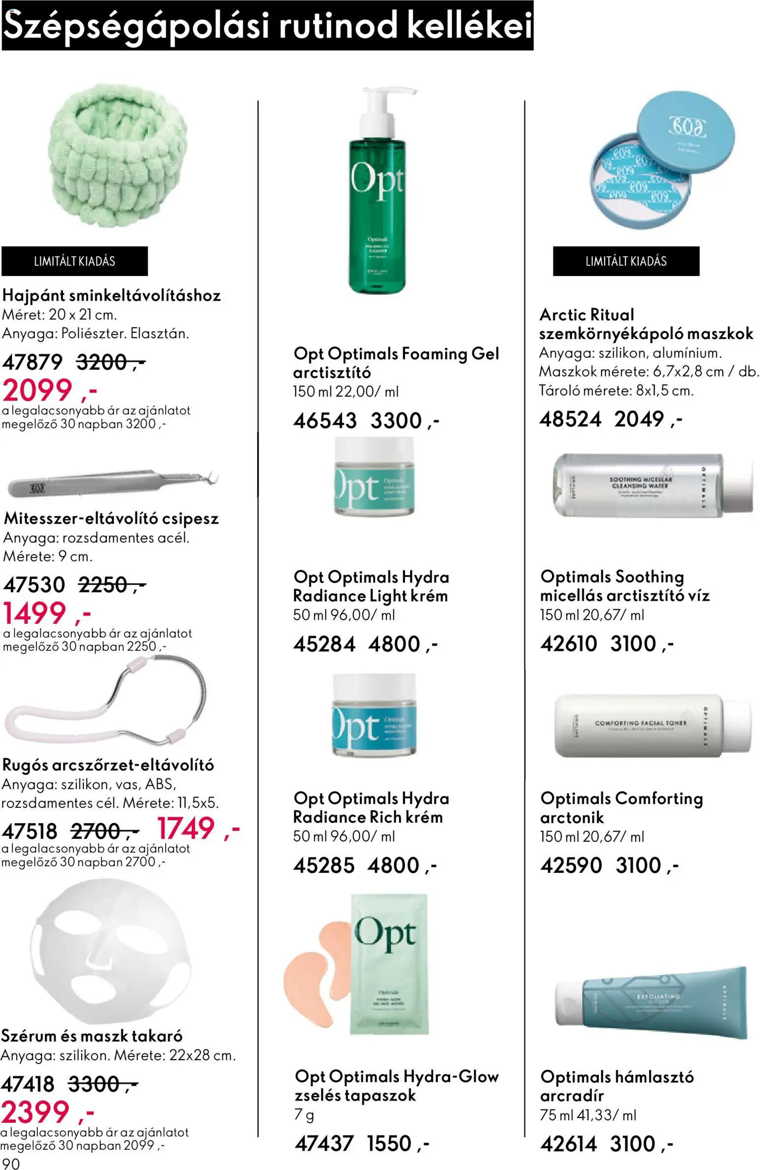 Oriflame akciós ujság - amely érvényes a következő dátumtól: 22.10.2025 | Oldal: 90 | Termékek: Hámlasztó, Takaró, Szemkörnyékápoló, Maszk