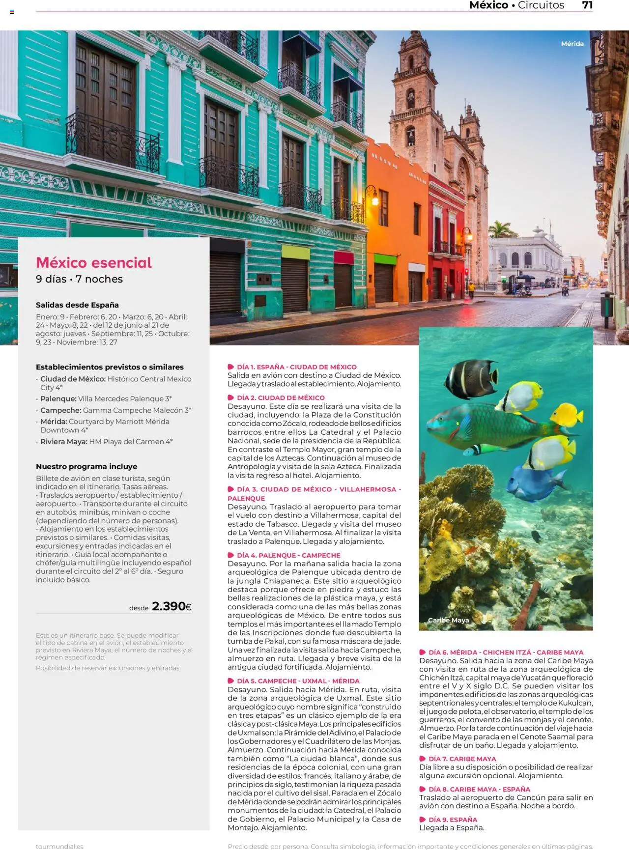 Viajes El Corte Inglés - Norteamérica y Caribe 2025 │ válido desde el 01.01.2025 | Página: 71 | Productos: Máscara