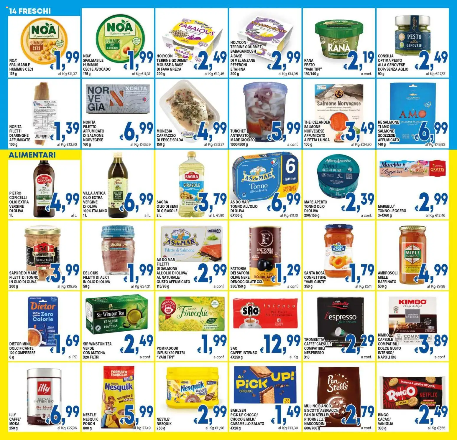 Volantino DEM del 25.02.2026 | Pagina: 14 | Prodotti: Latte, Hummus, Olio extra vergine, Olio di Oliva