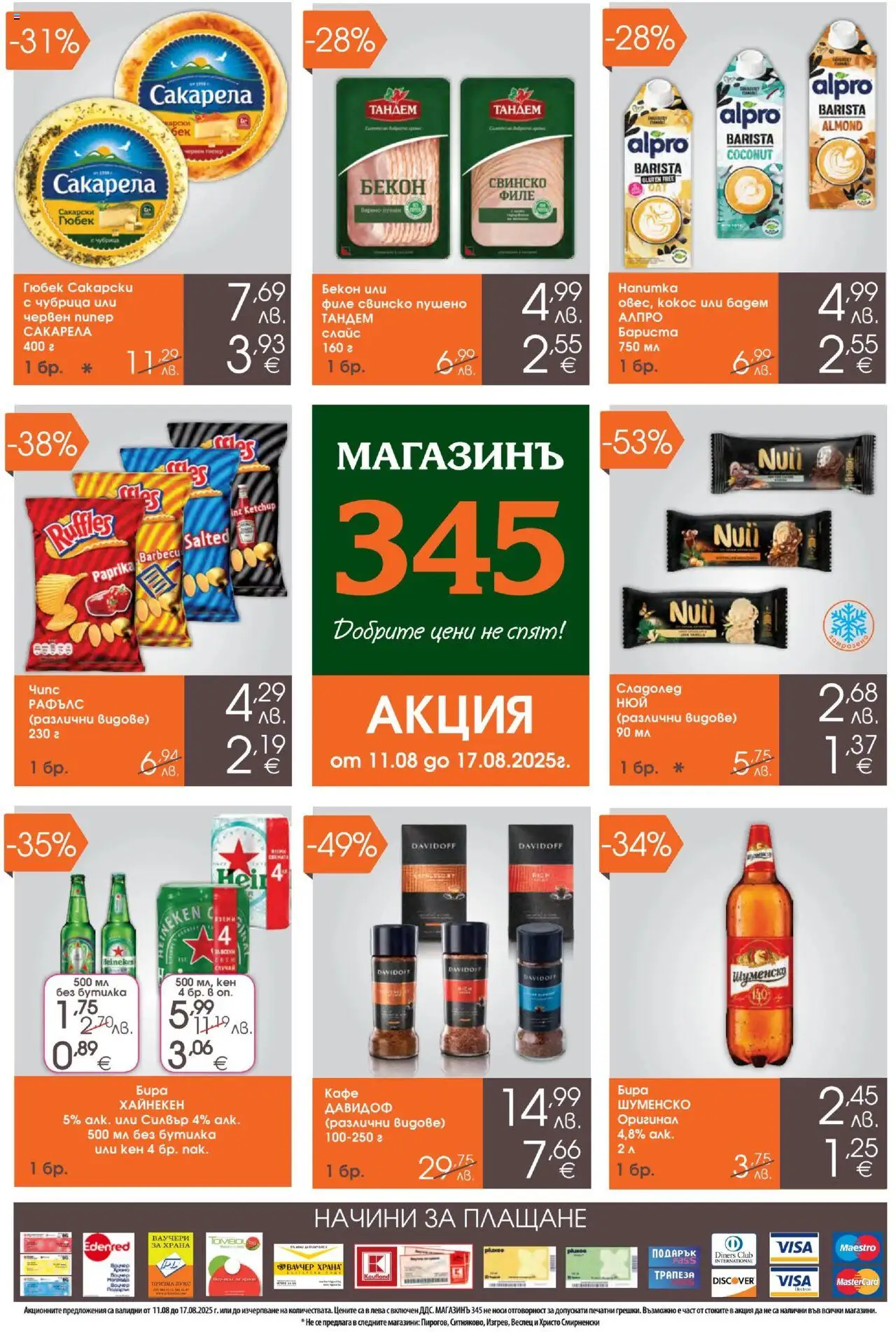  | Страница: 1 | Продукти: Свинско, Сладолед, Бекон, Чубрица