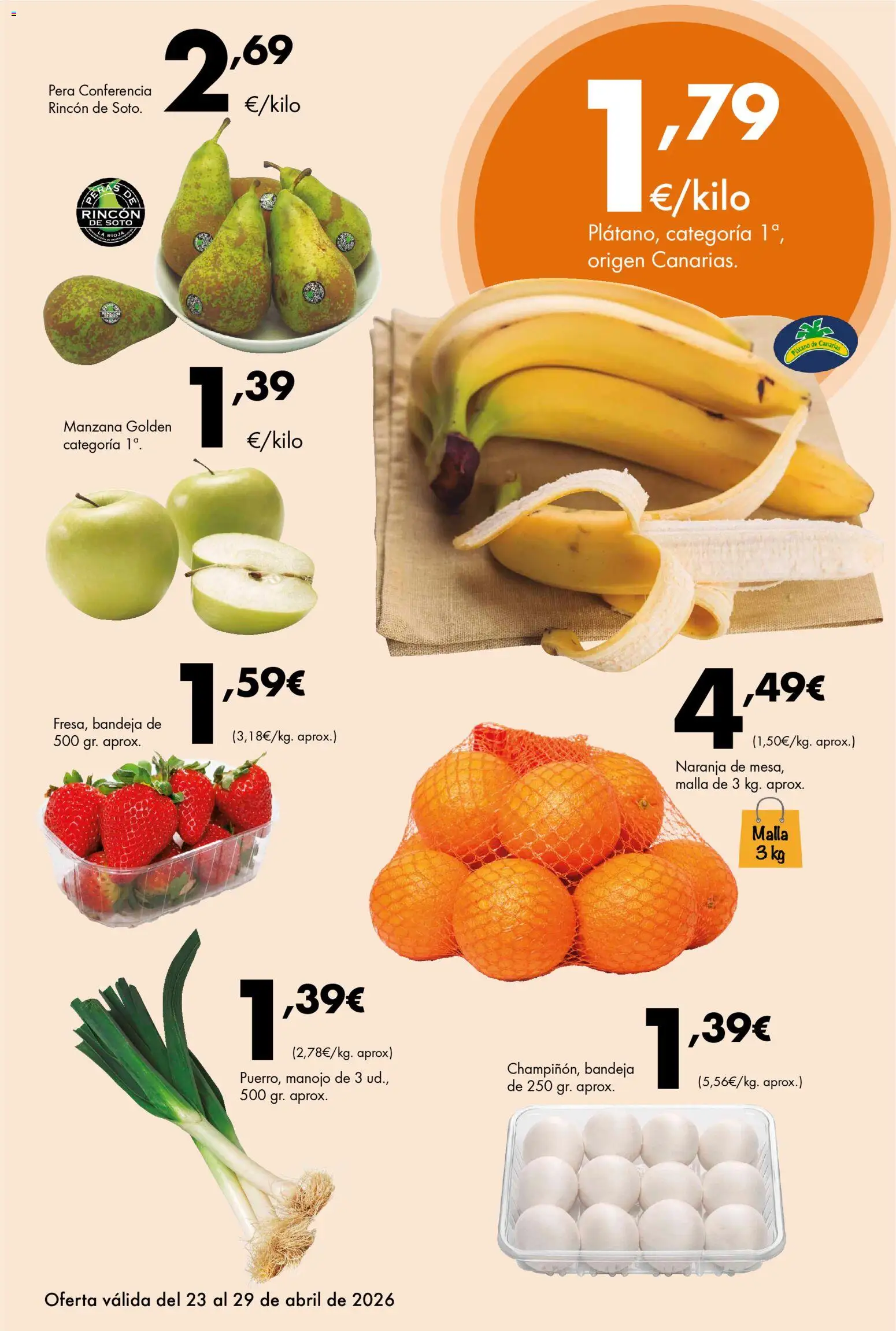 Lupa Supermercados folleto │ válido desde el 23.04.2026 | Página: 8 | Productos: Manzana, Bandeja