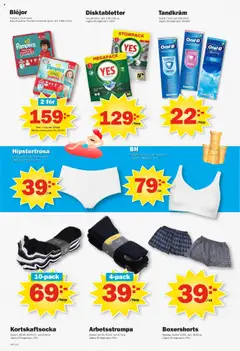 Pekås reklamblad aktuell från 28.07.2025 | Sida: 6 | Produkter: Tandkräm, Blöjor