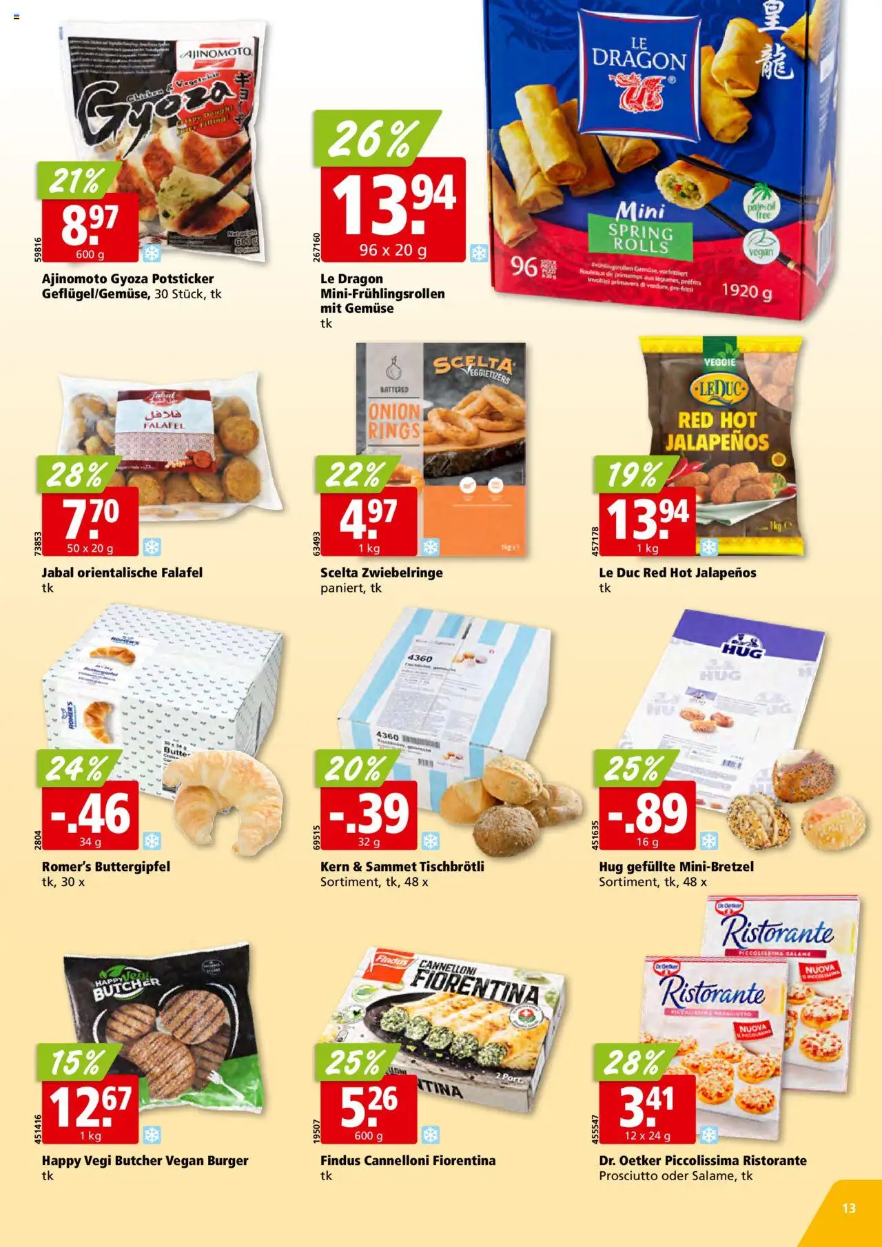 Aligro Aktionen – gültig ab 20.10.2025 | Seite: 13 | Produkte: Burger, Gemüse