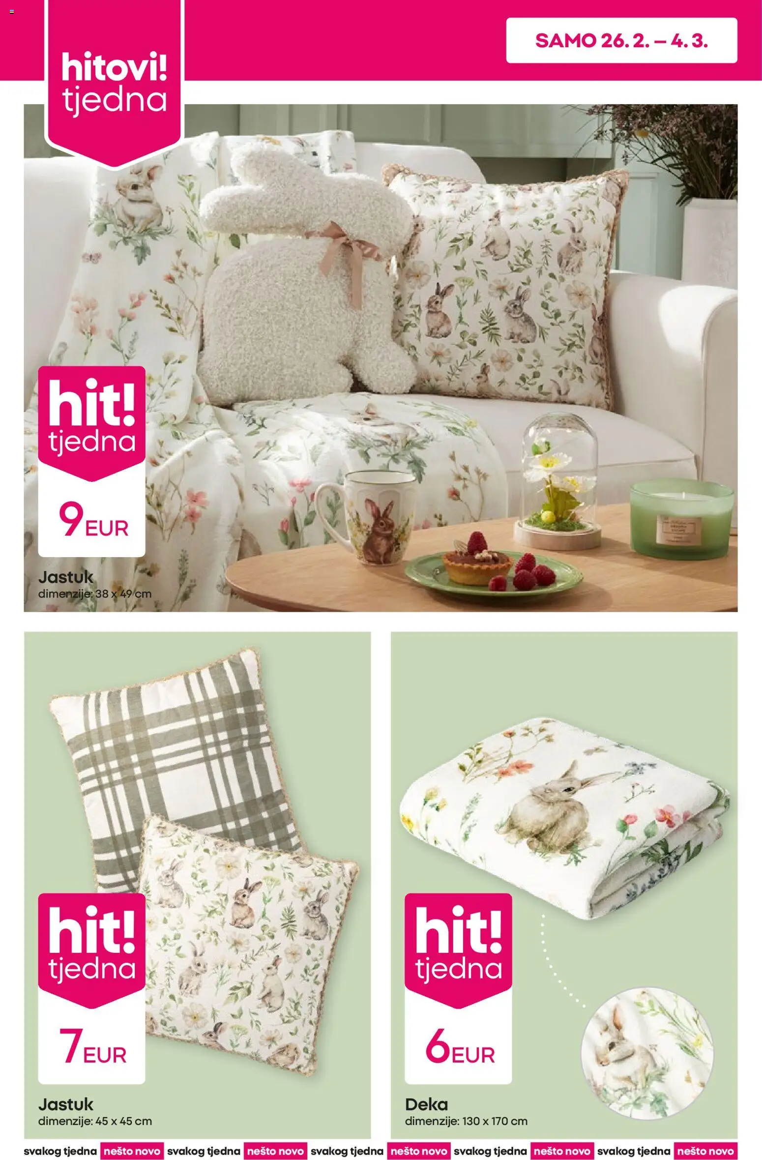 Pepco katalog | vrijedi od 26.02.2026 | Stranica: 4 | Proizvodi: Jastuk, Deka