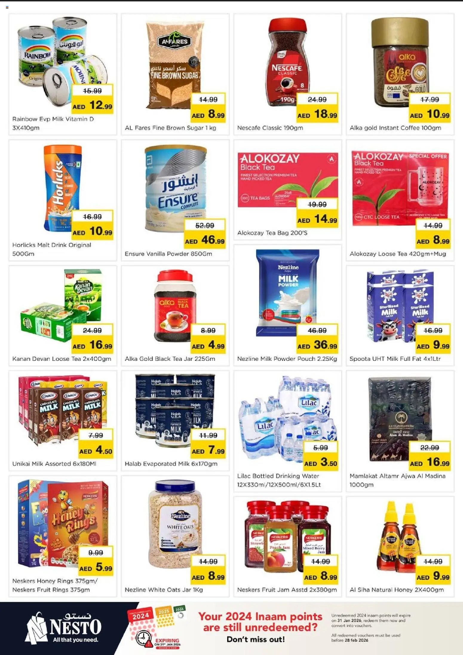 {H1} | Page: 8 | Products: Džús, Banány, Čaj, Whisky