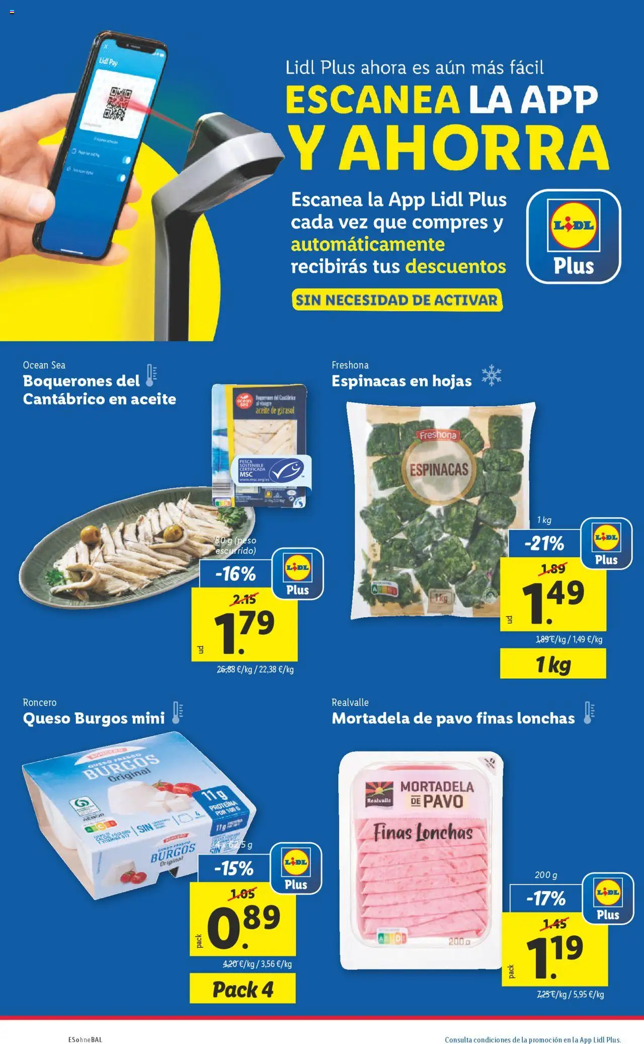 Lidl catálogo MAD │ válido desde el 16.06.2025 | Página: 16 | Productos: Queso, Aceite, Aceite de girasol, Peso