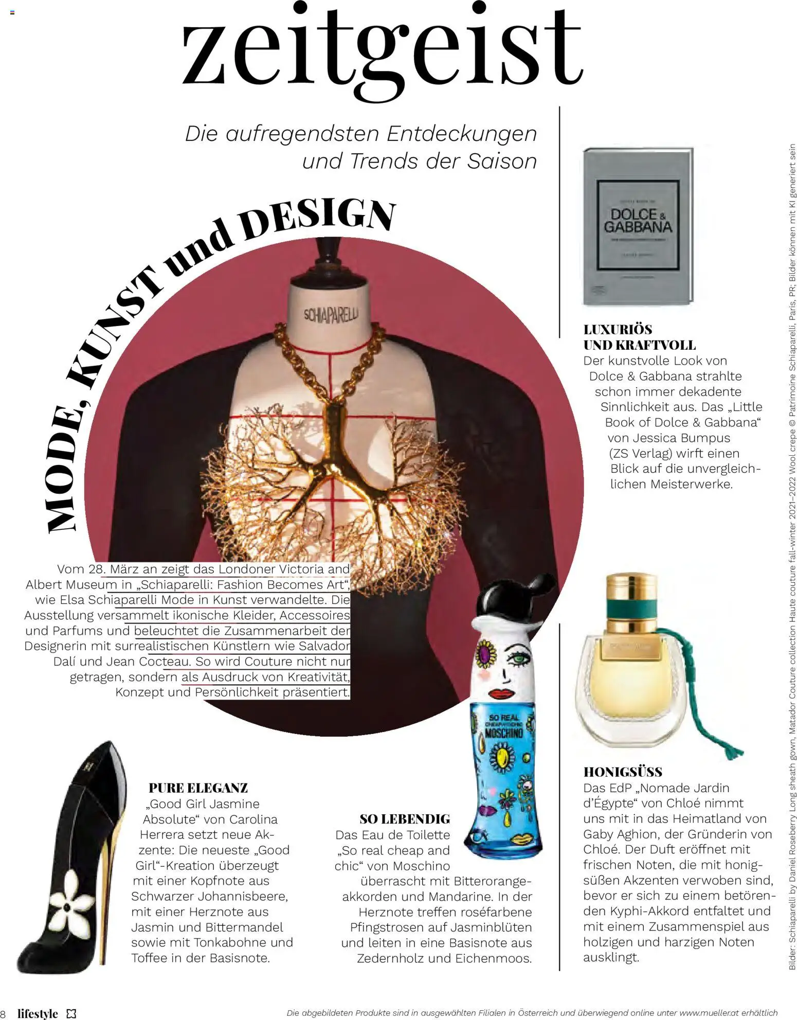 Müller Magazine Lifestyle 2/26 gültig ab 01.03.2026 | Seite: 8 | Produkte: Toilette, Duft, Eau de Toilette