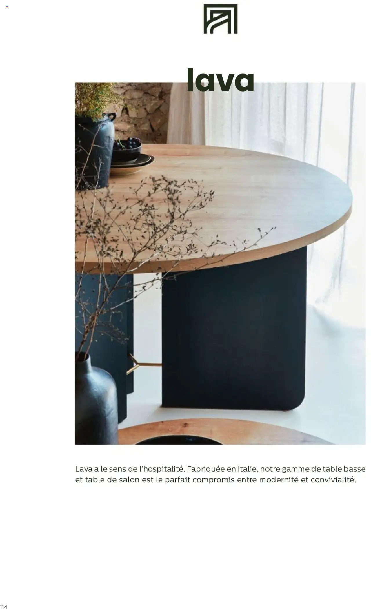 {H1} | Page: 114 | Produits: Table basse, Table