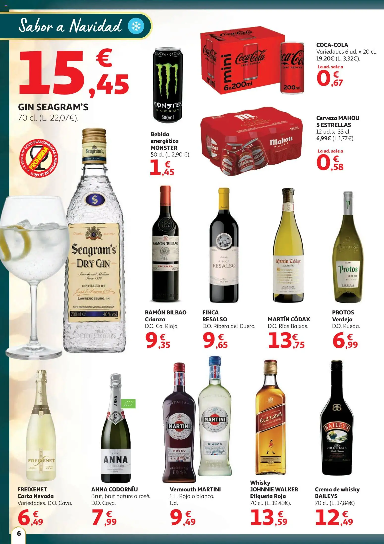 Alcampo - Sabor a Navidad Madrid │ válido desde el 11.12.2025 | Página: 7 | Productos: Cerveza, Crema, Whisky