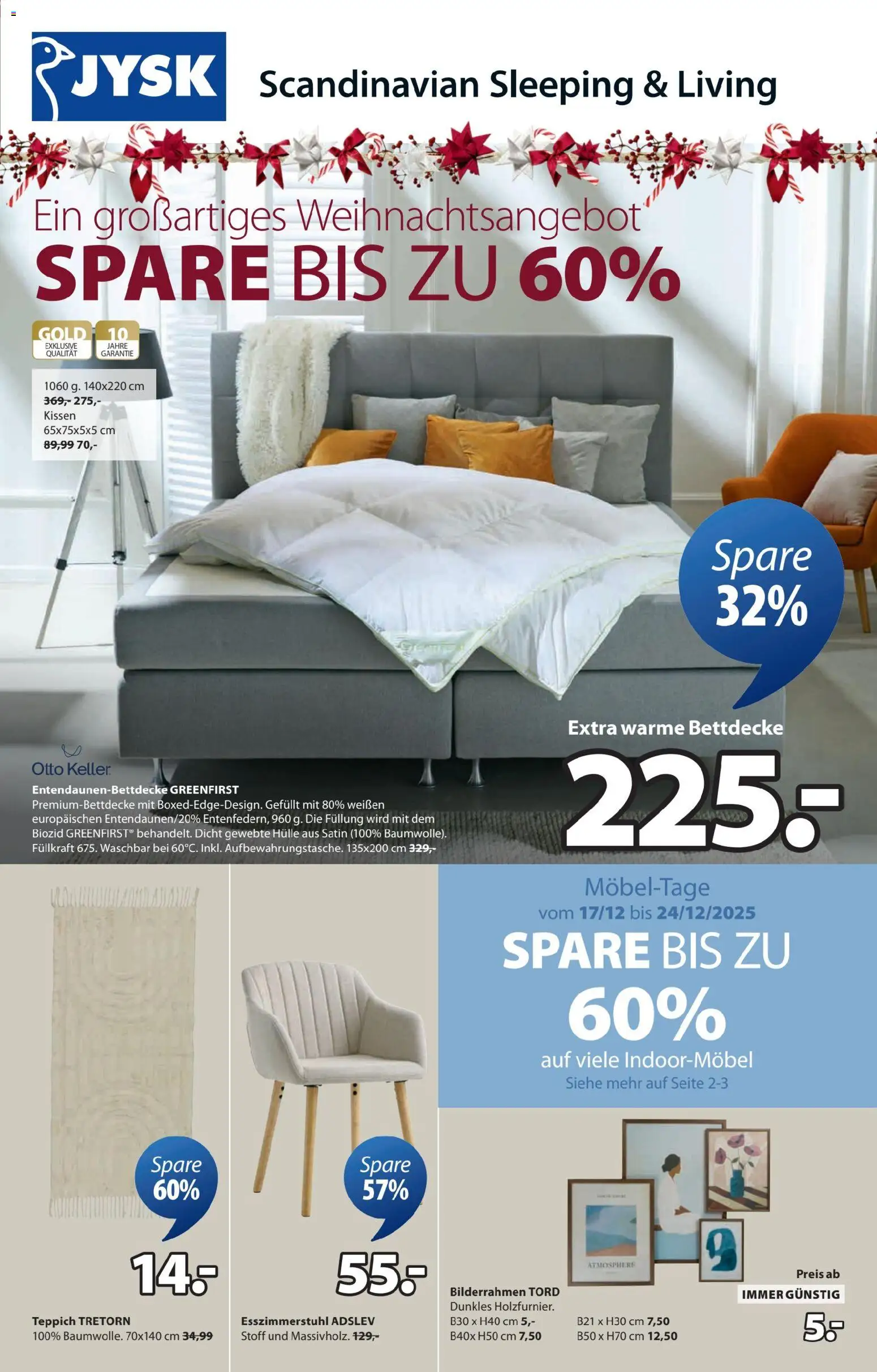 JYSK Angebote gültig ab 17.12.2025 | Seite: 1 | Produkte: Hülle, Kissen, Teppich