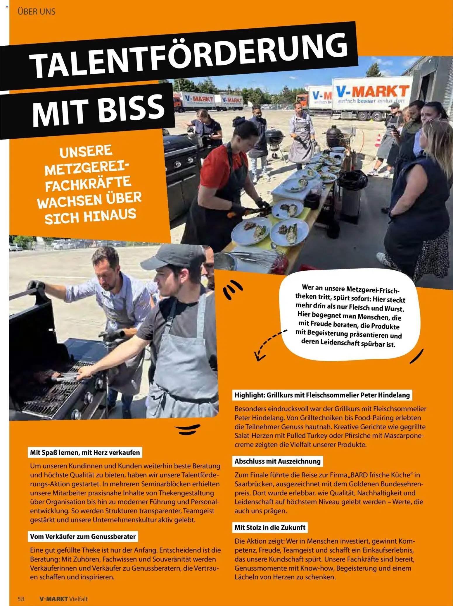 V-Markt - Vielfalt November / Dezember 2025 – gültig ab 01.11.2025 | Seite: 58 | Produkte: Theke, Küche, Creme, Fleisch