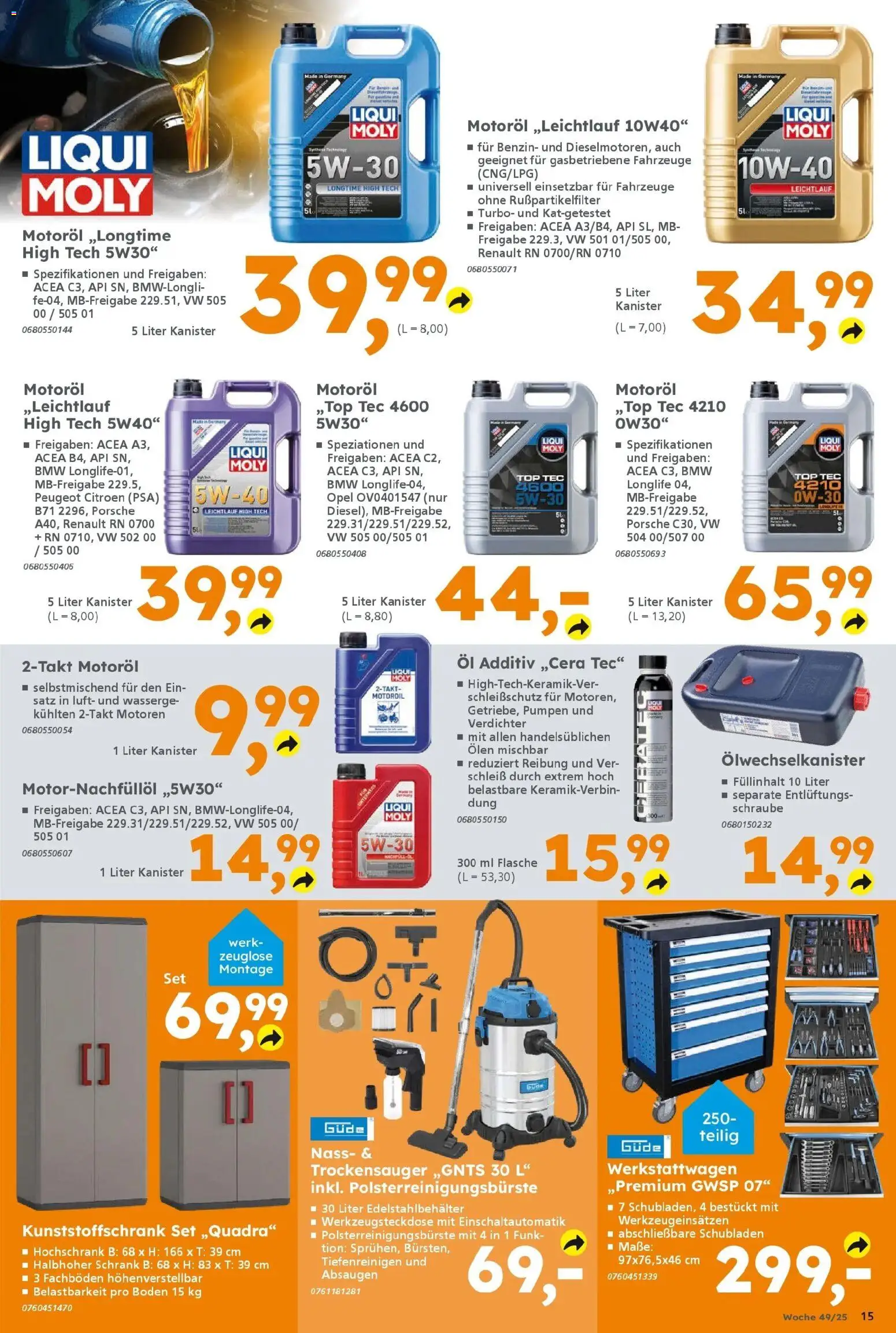 Globus Baumarkt prospekt Simmern	 – gültig ab 01.12.2025 | Seite: 15 | Produkte: Top, Öl, Schrank, Hochschrank