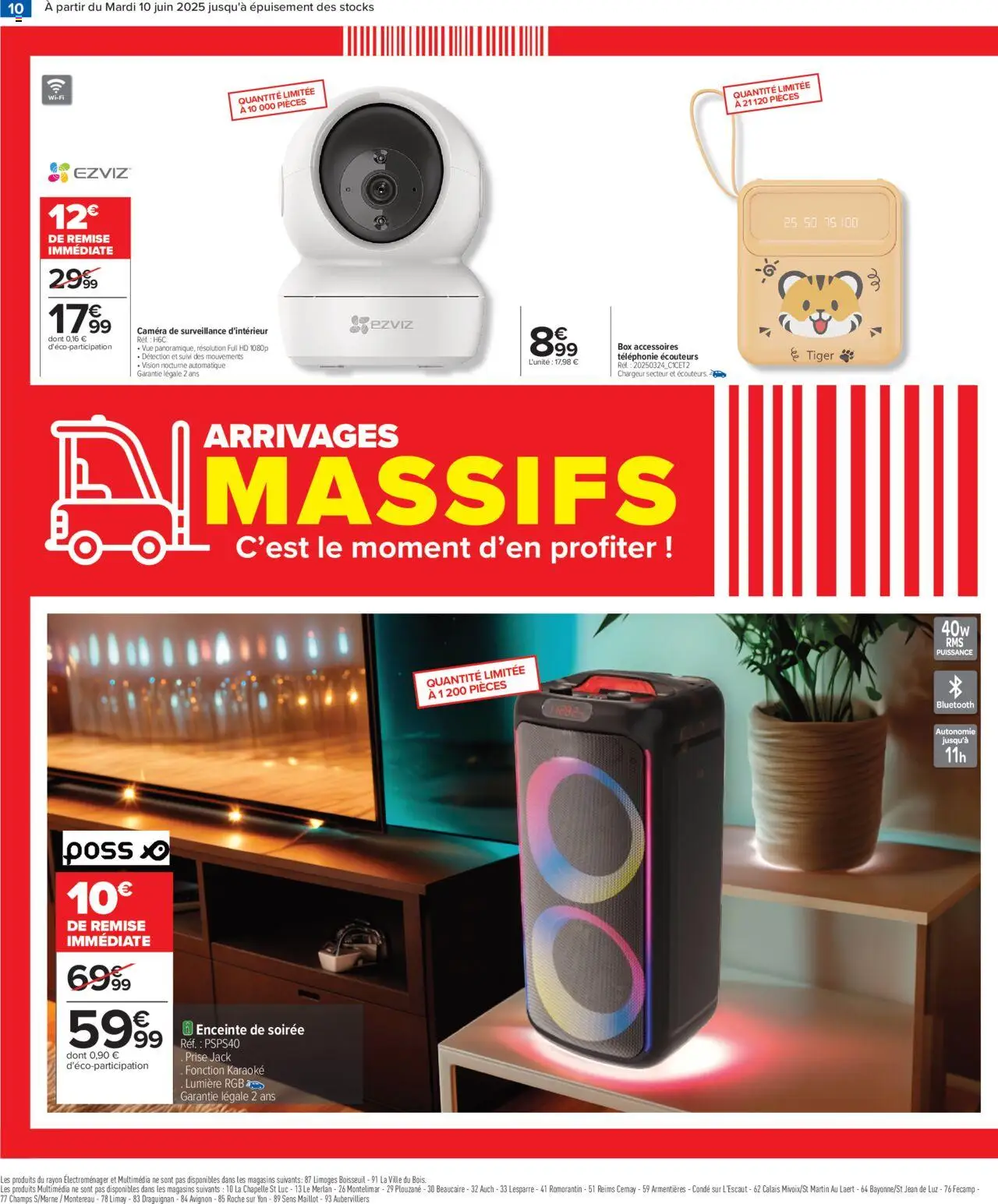  | Page: 12 | Produits: Écouteurs, Prise, Caméra, Camera de surveillance