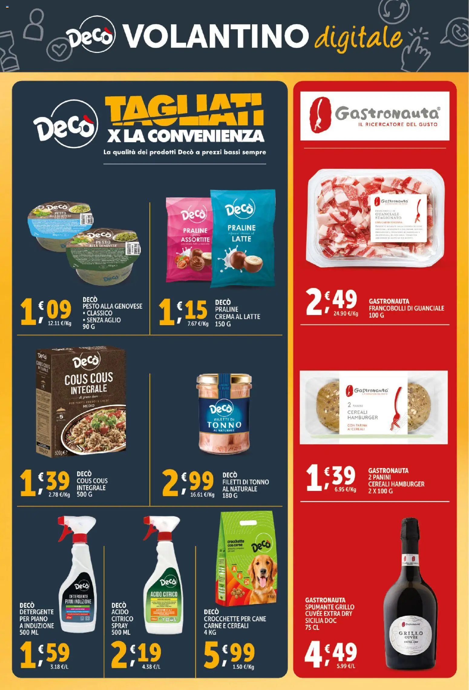 Volantino Decò del 06.03.2026 | Pagina: 31 | Prodotti: Cereali, Aglio, Cous cous, Spumante