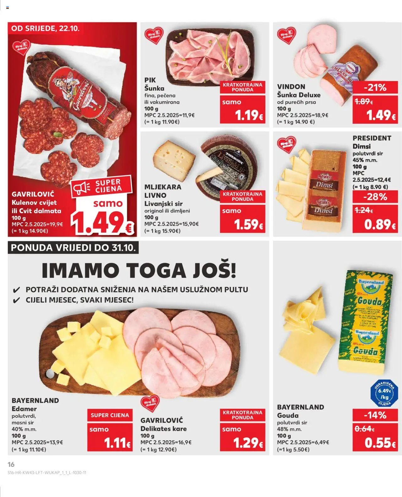 Kaufland katalog | vrijedi od 22.10.2025 | Stranica: 16