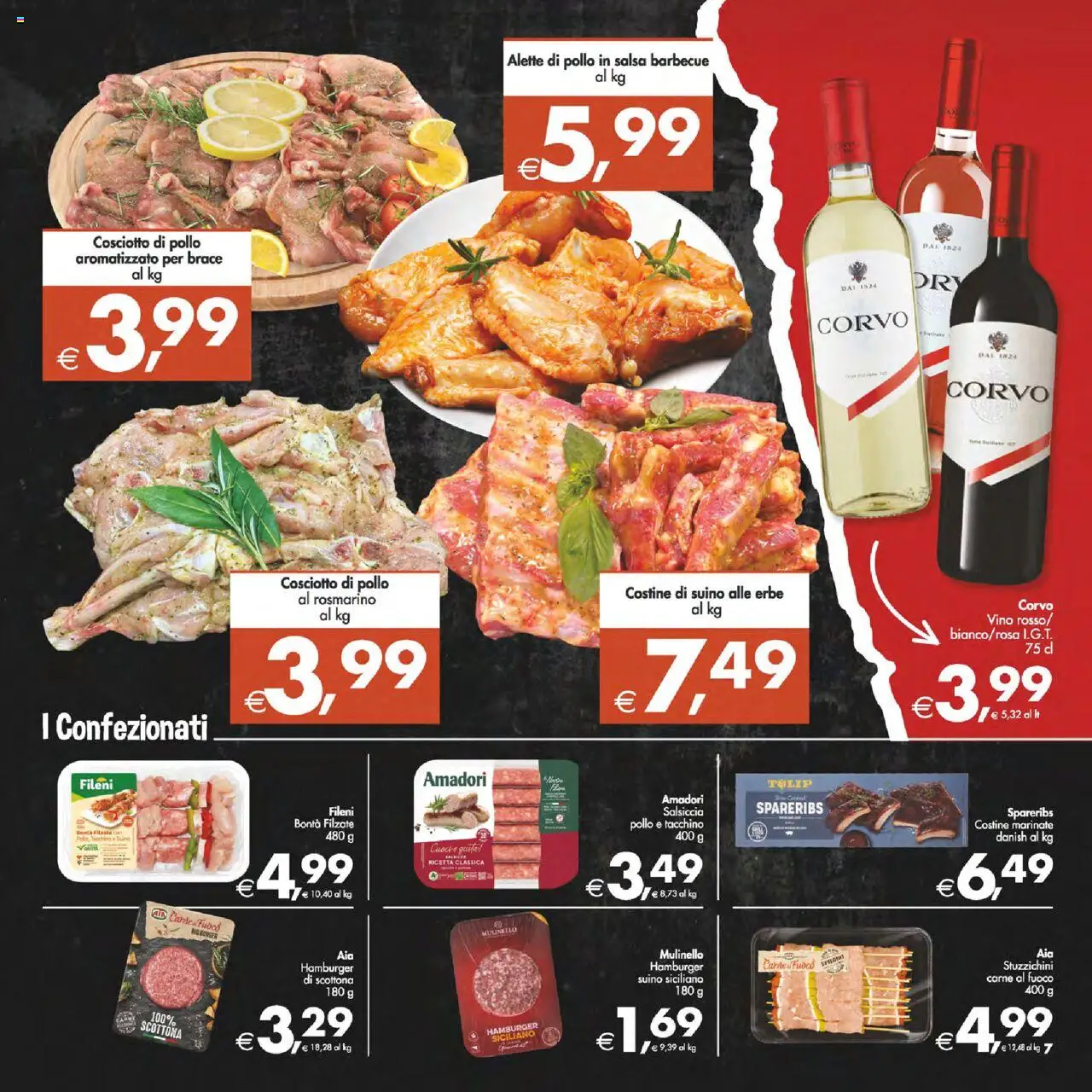 Volantino Decò del 12.08.2025 | Pagina: 7 | Prodotti: Salsa, Suino, Tacchino, Vino