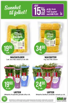 Forhåndsvisning av Kiwi kundeavis gyldig fra 27.04.2026 | Side: 18