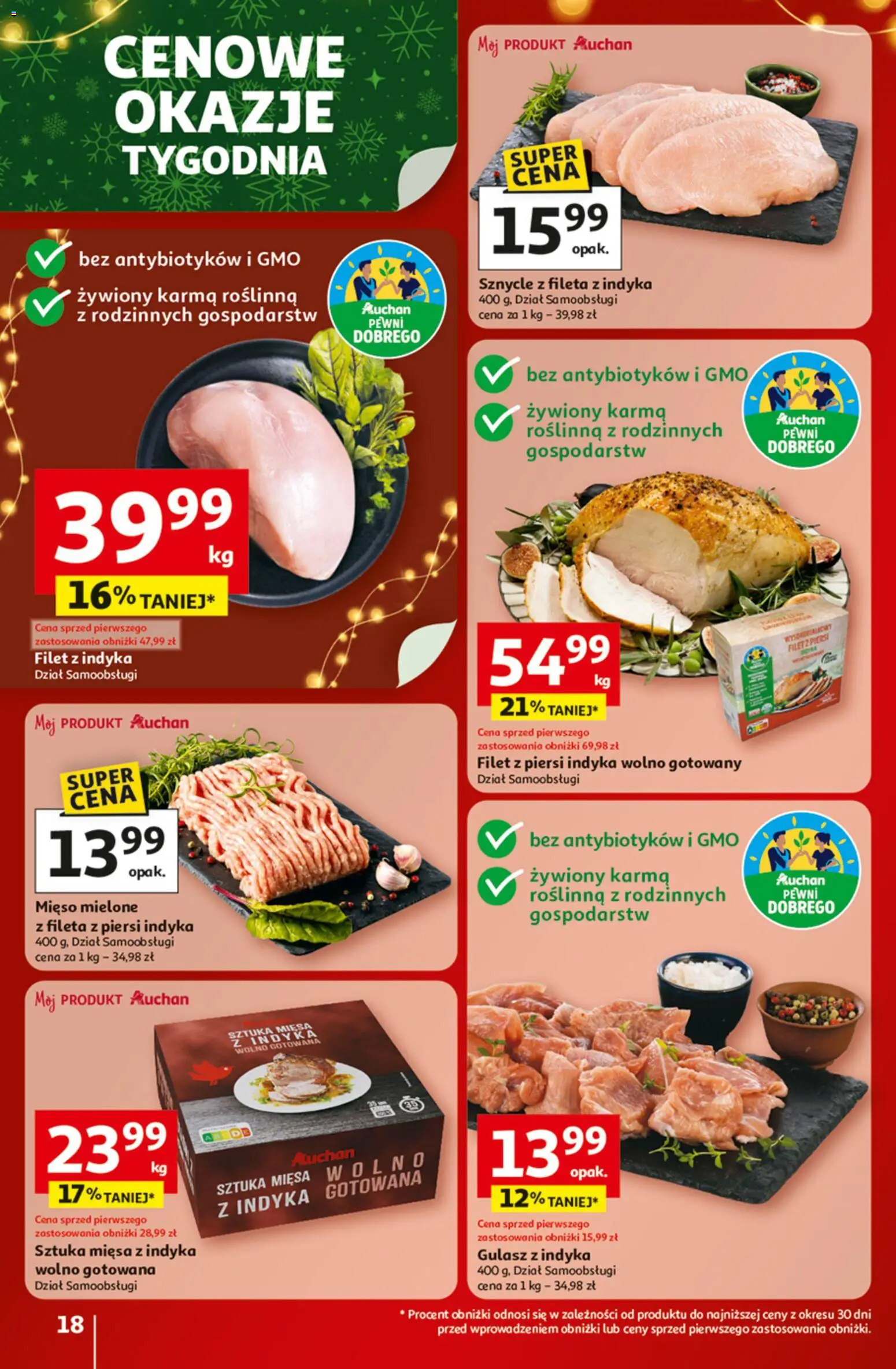 Auchan Black Friday od 20.11.2025 | Strona: 18 | Produkty: Piersi, Mięso, Mięso mielone, Gulasz