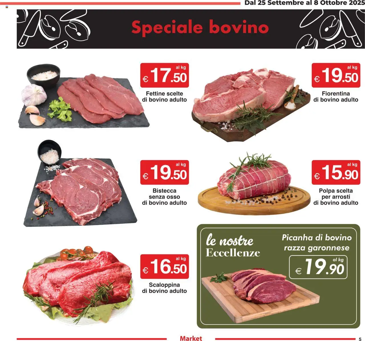 Volantino Sì con Te del 25.09.2025 | Pagina: 5 | Prodotti: Bovino