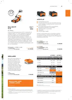 Aveve Gids tuinmachines - Voorbeeld van een folder van Aveve, geldig van 24.03.2025 | Pagina: 29 | Producten: Behuizing, Gewicht, Kan