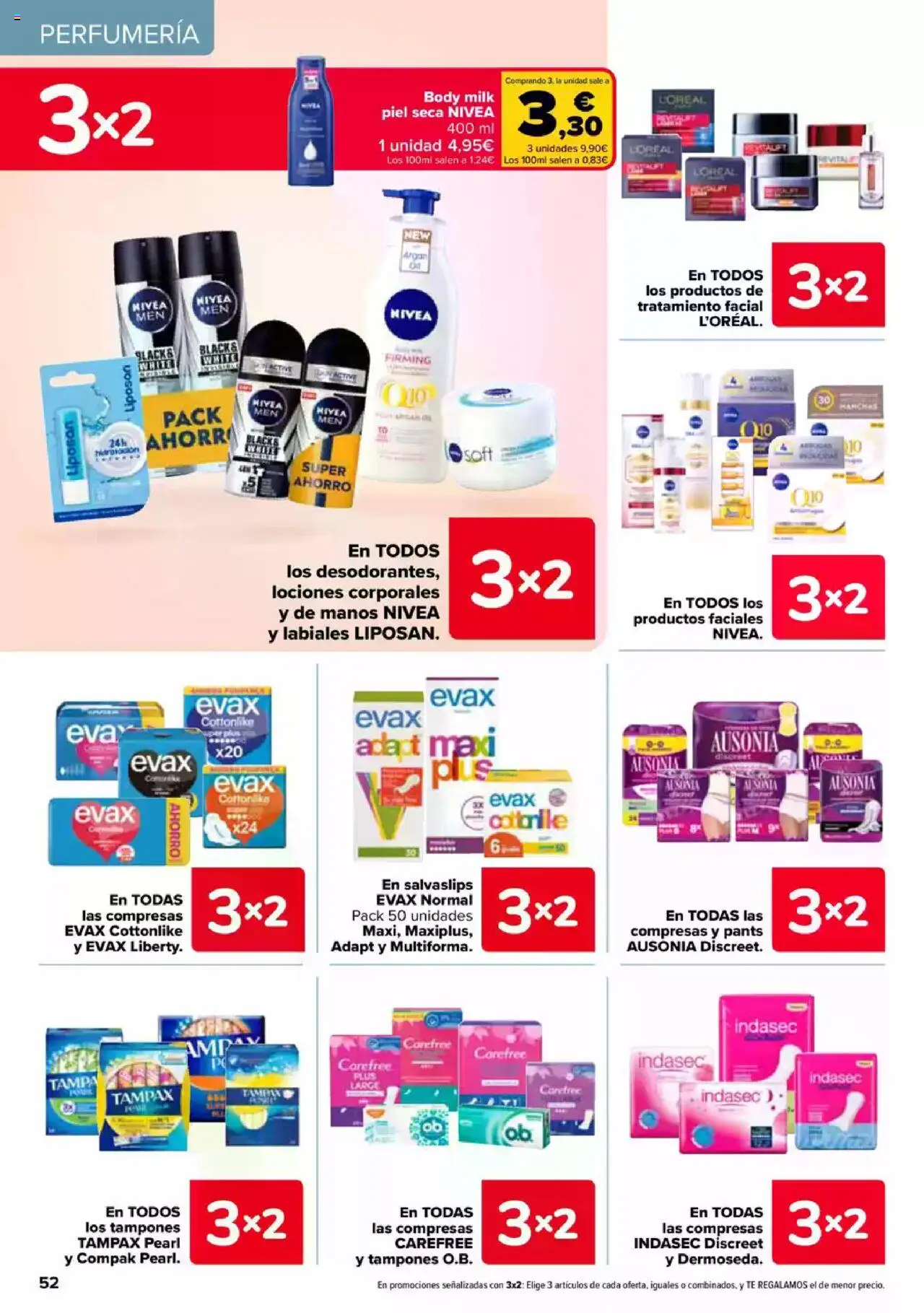 Carrefour folleto │ válido desde el 26.06.2025 | Página: 51 | Productos: Salvaslips, Tampones, Té, Body