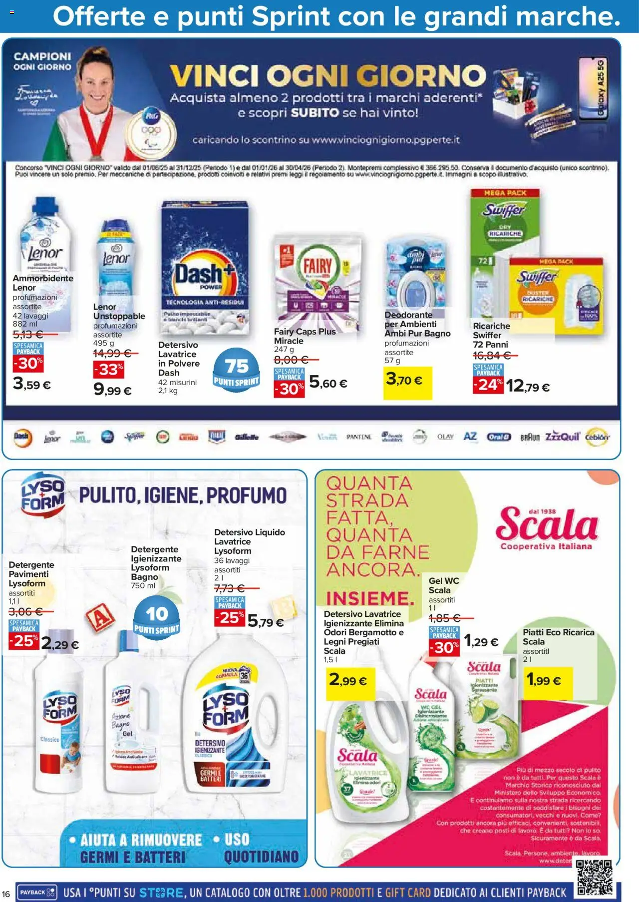 Volantino Carrefour del 05.09.2025 | Pagina: 16 | Prodotti: Ammorbidente, Detergente, Bagno, Profumo