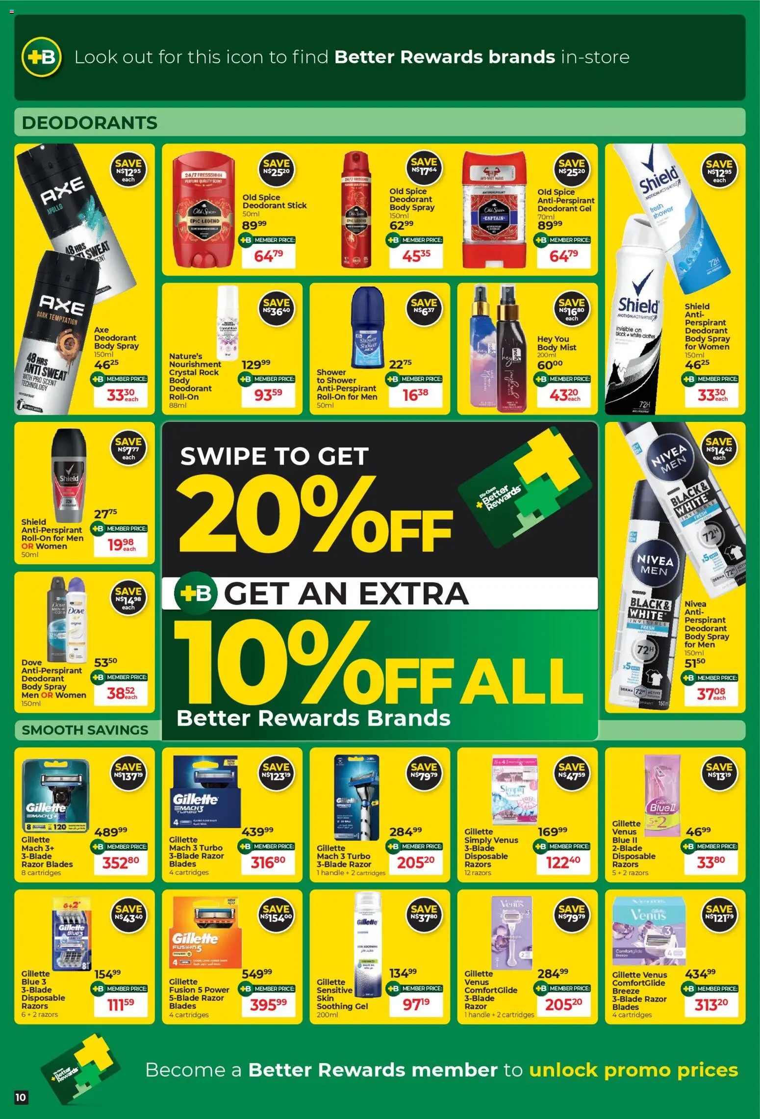 New Dis-Chem catalogue – valid from 21.10.2025 | Page: 10 | Products: Body spray, Perfume, Spices, Antiperspirant