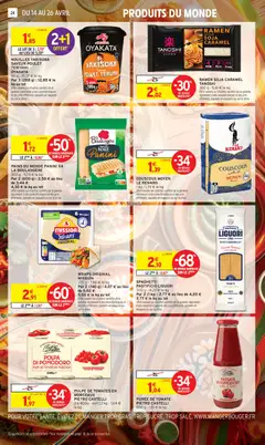 Intermarché - Prévisualisation de PAINS DU MONDE PANINI X4 LA BOULANGÈRE, 300 g - 5,73 € le kg valide à partir de 14.04.2026 | Page: 24