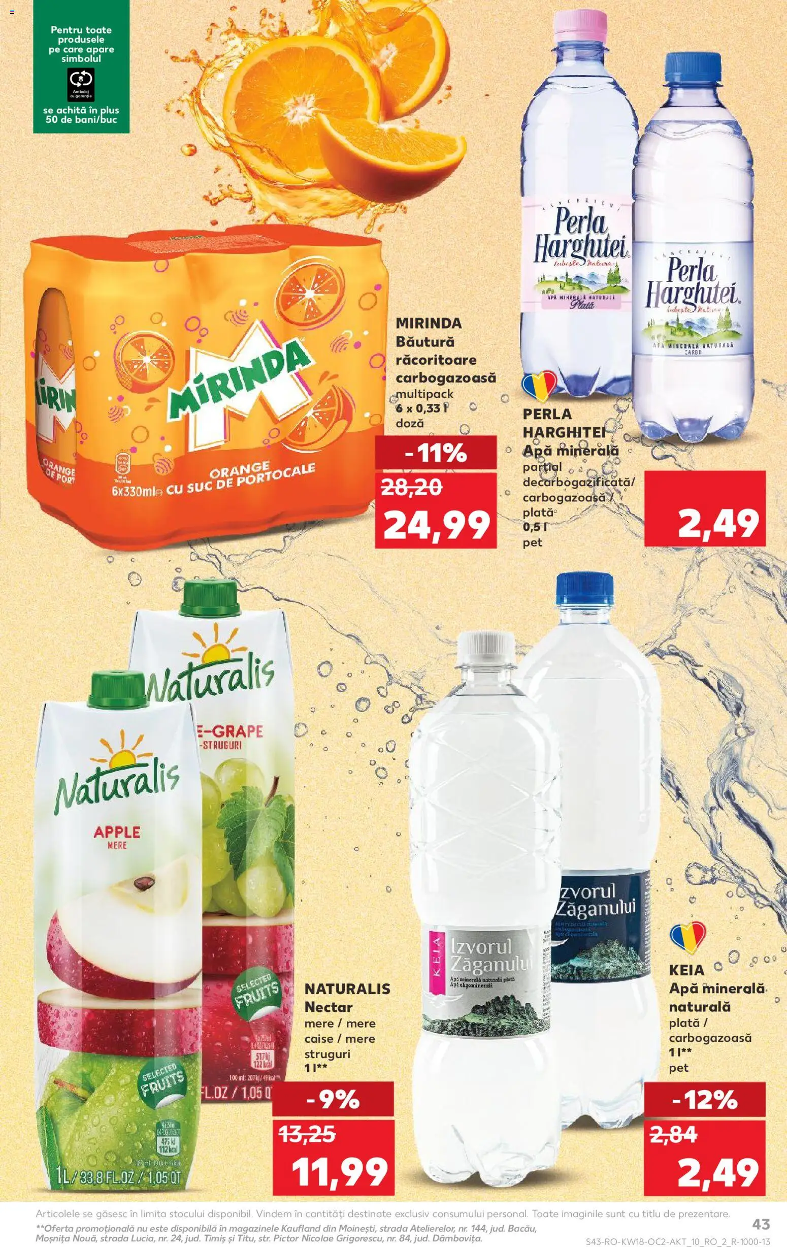 Noul catalog Kaufland – valabil de la 29.04.2026 | Pagină: 43 | Produse: Struguri, Yazı tahtası kalemi, Apple, Mere